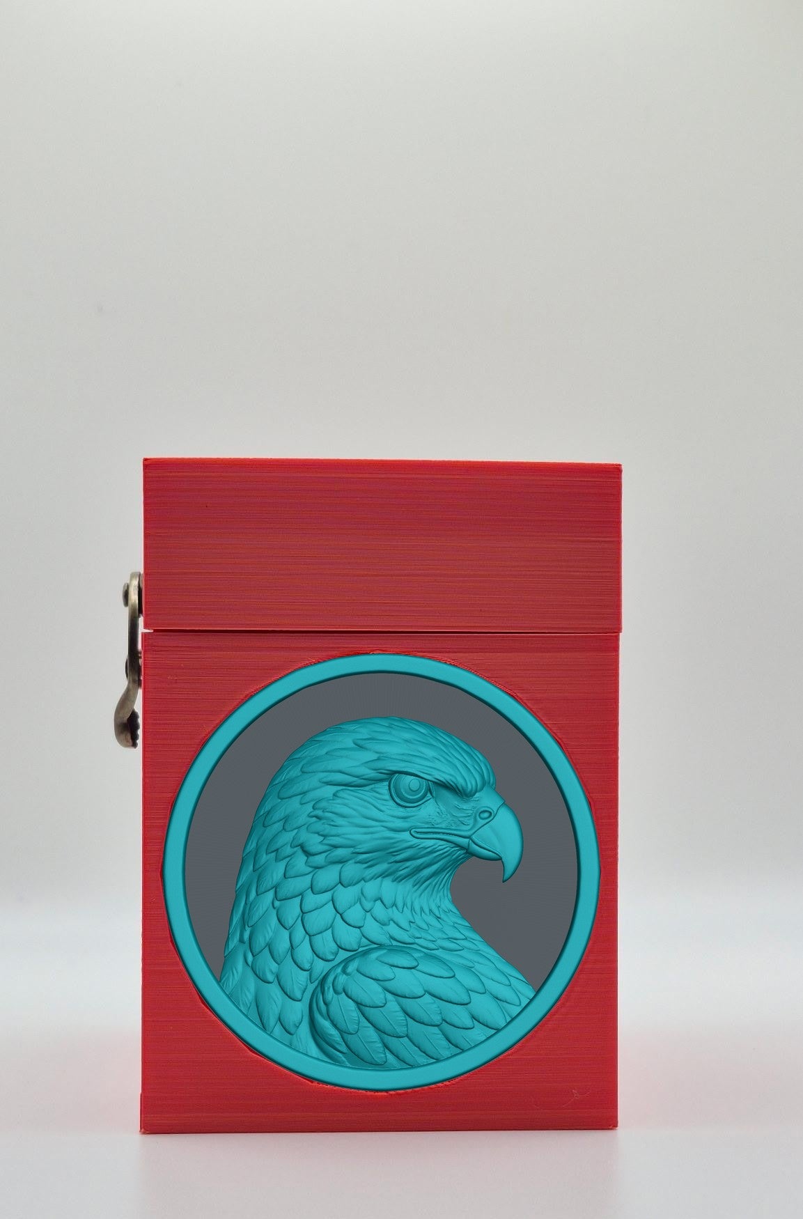 Eagle Card Box — Red