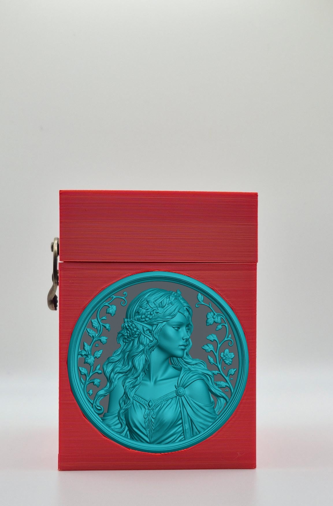 Elf Maiden Card Box — Red