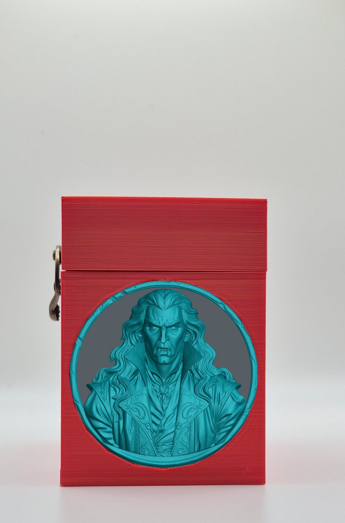 Gothic Vampire Card Box — Red