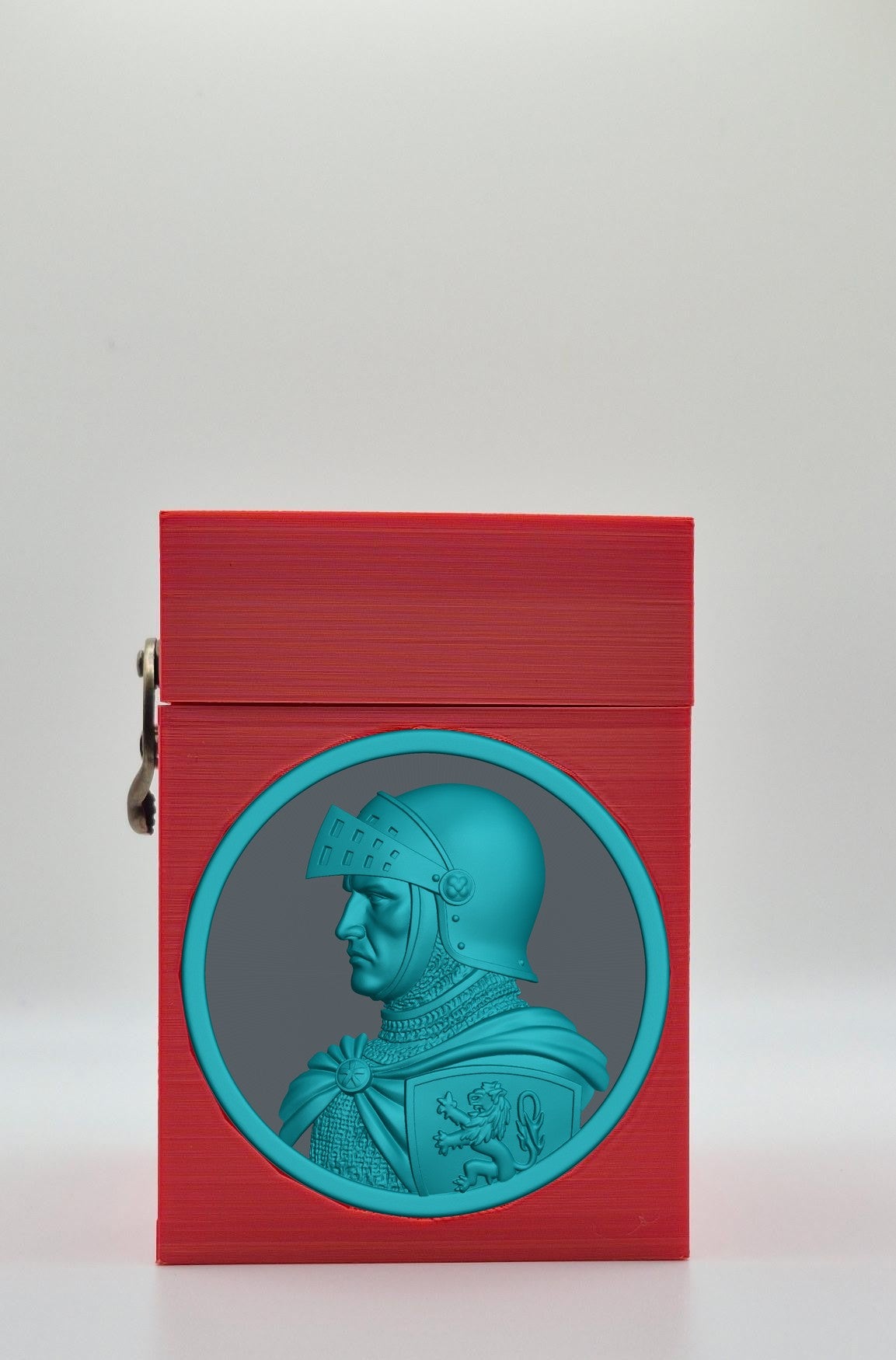 Knight Card Box — Red