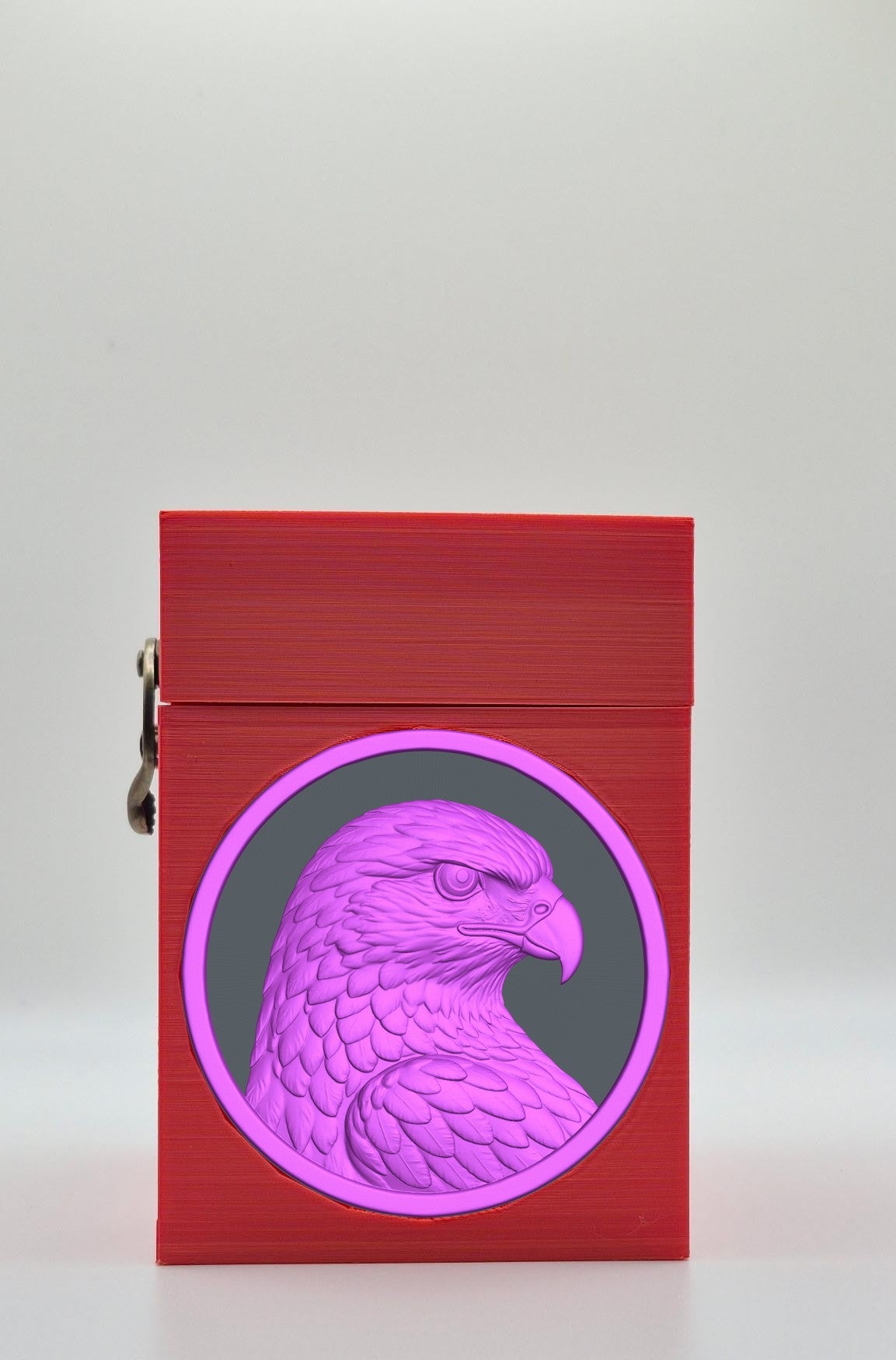 Eagle Card Box — Red