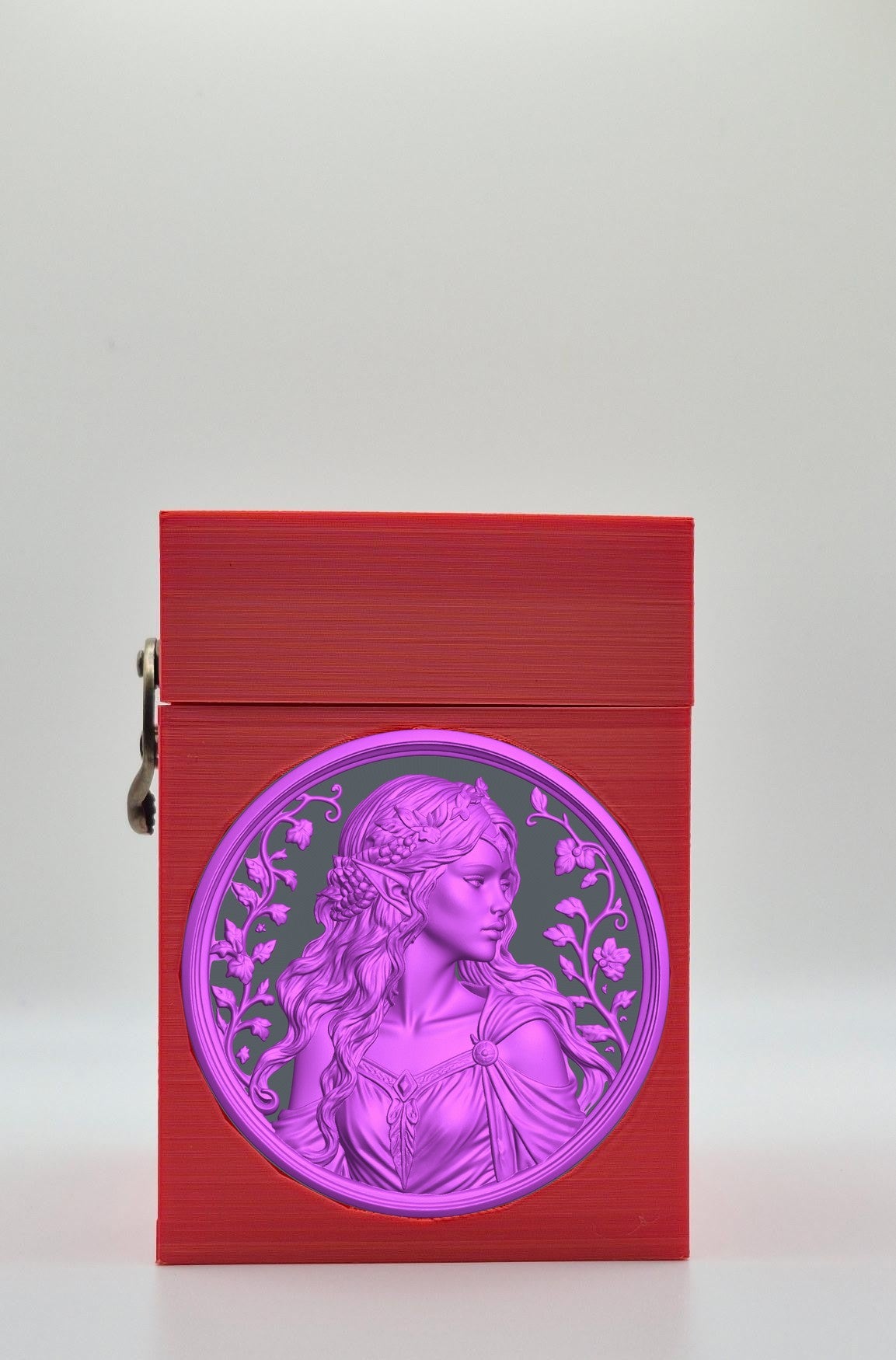 Elf Maiden Card Box — Red