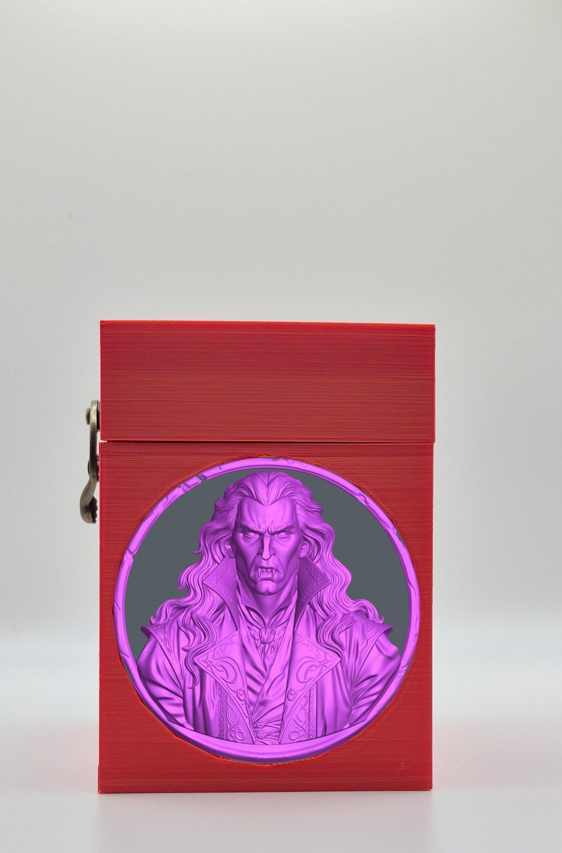 Gothic Vampire Card Box — Red