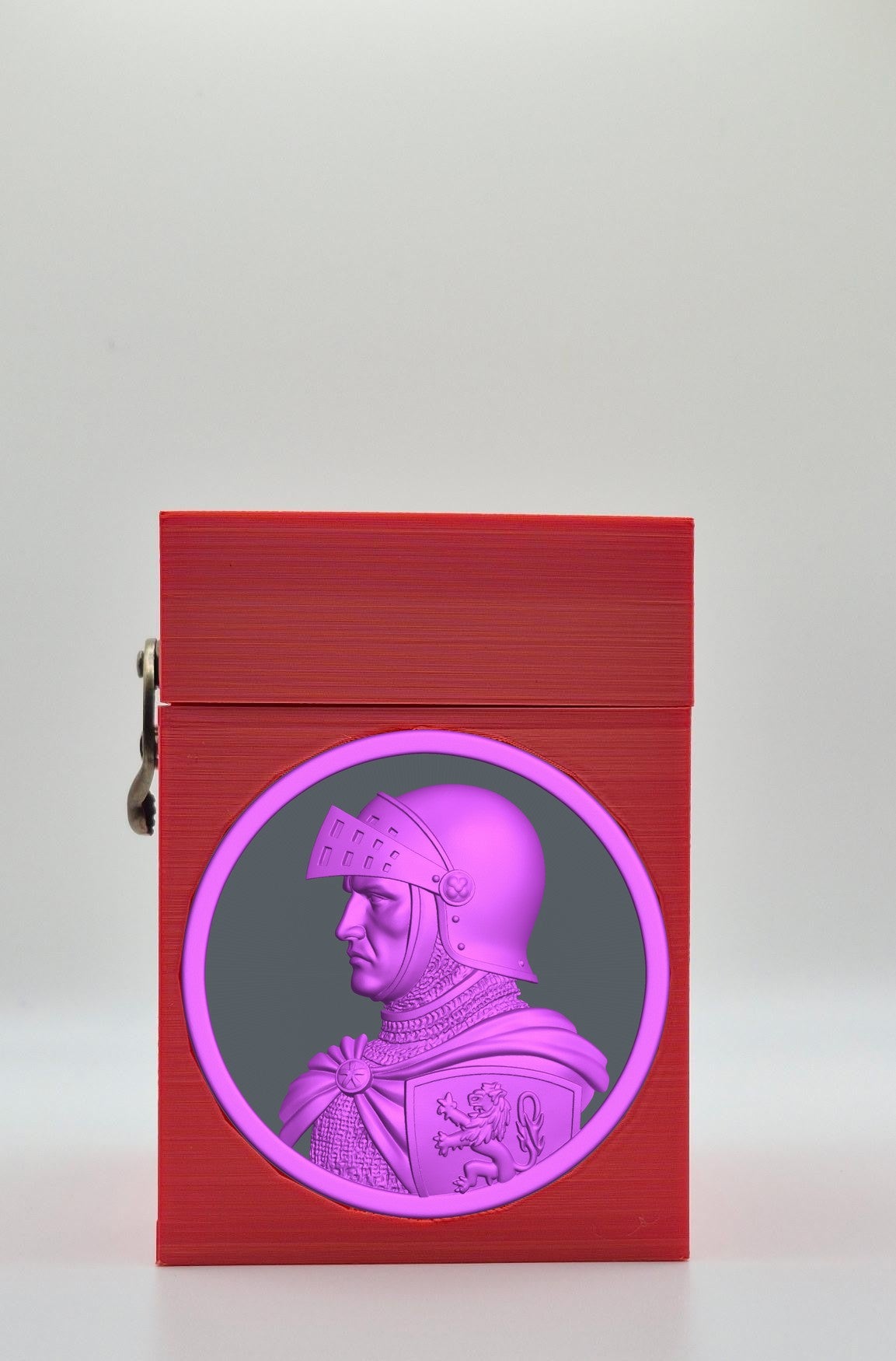 Knight Card Box — Red