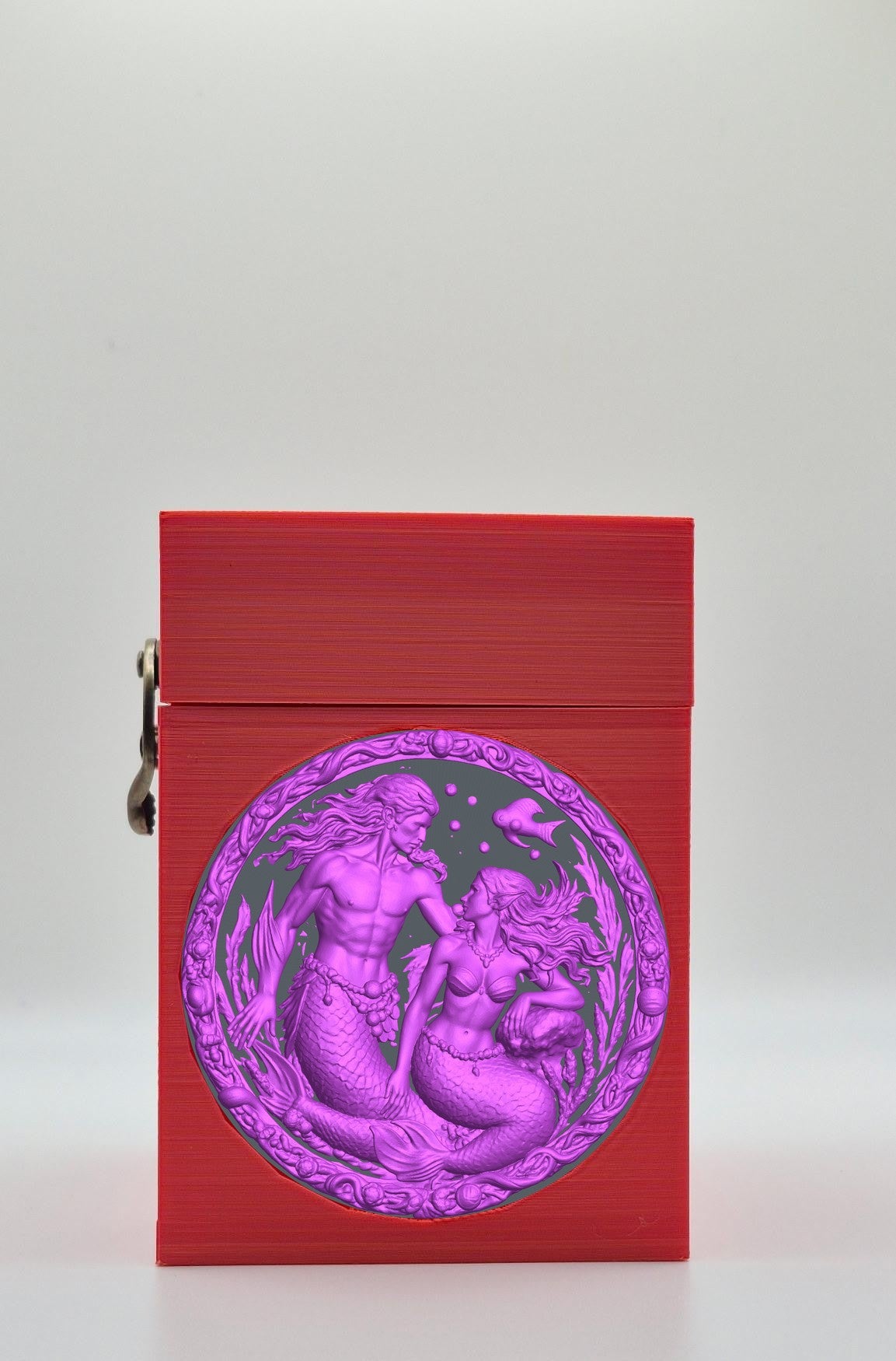 Merfolk Card Box — Red