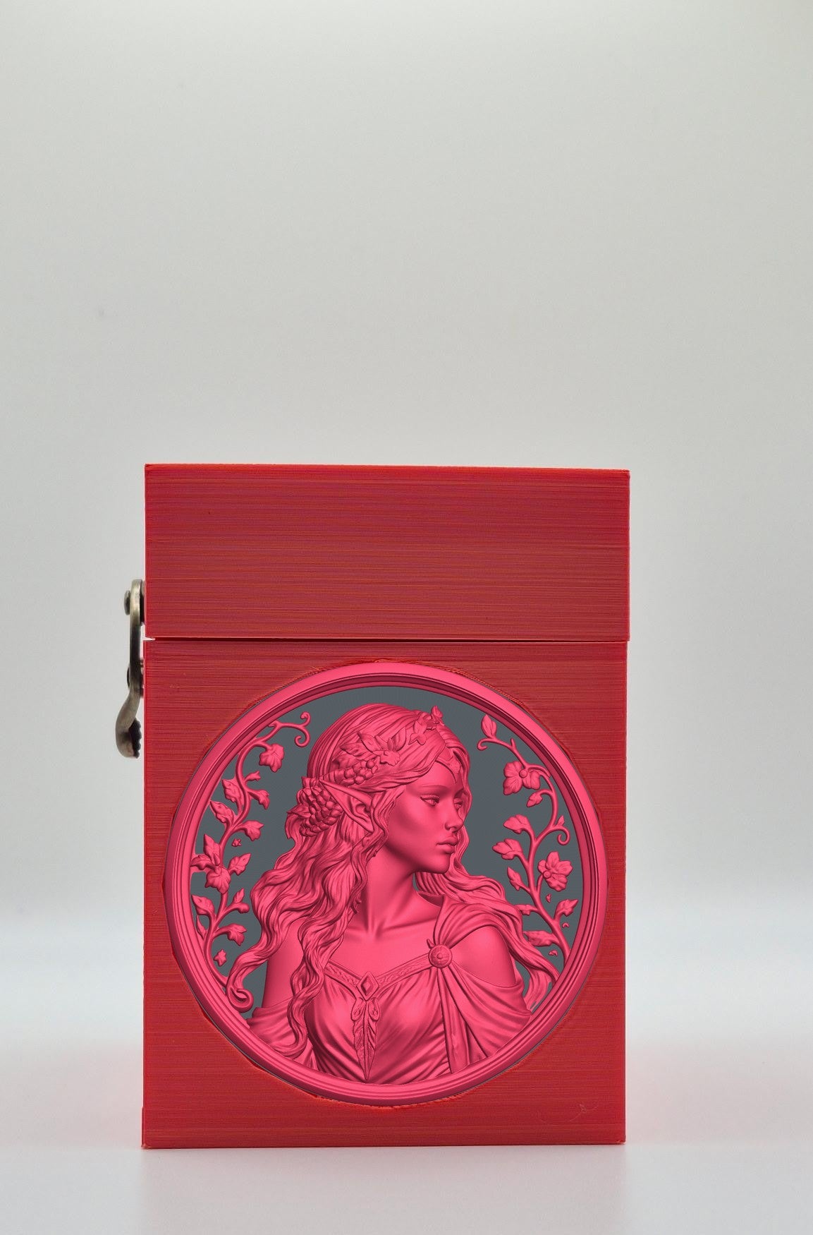 Elf Maiden Card Box — Red