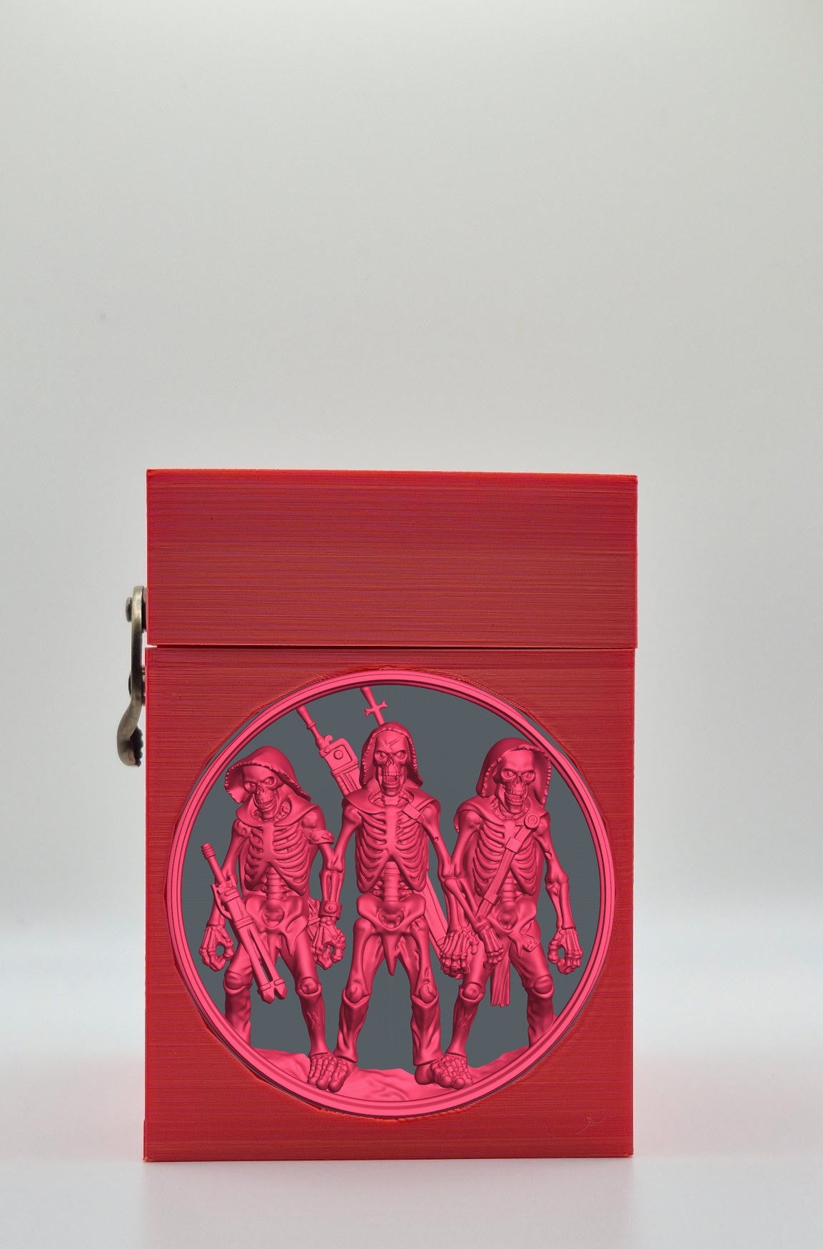 Skeleton Army Card Box — Red