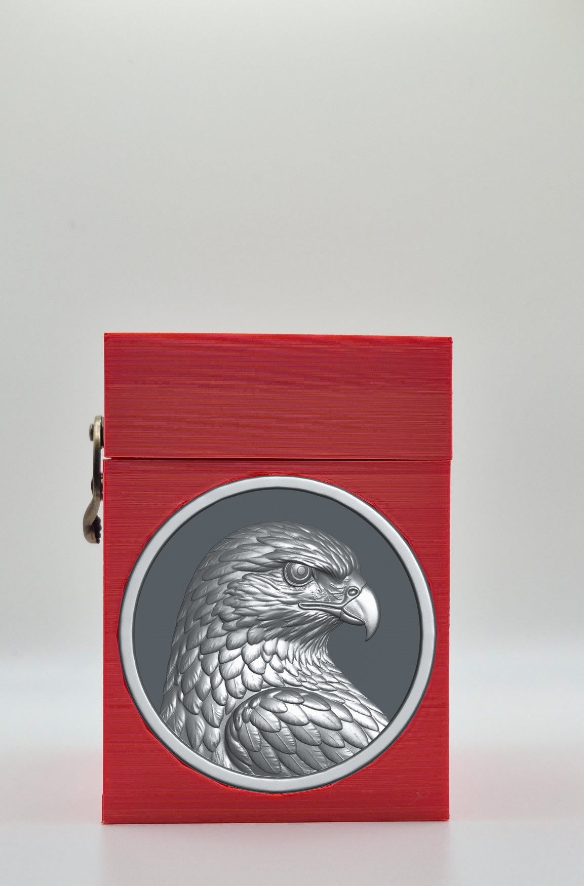 Eagle Card Box — Red