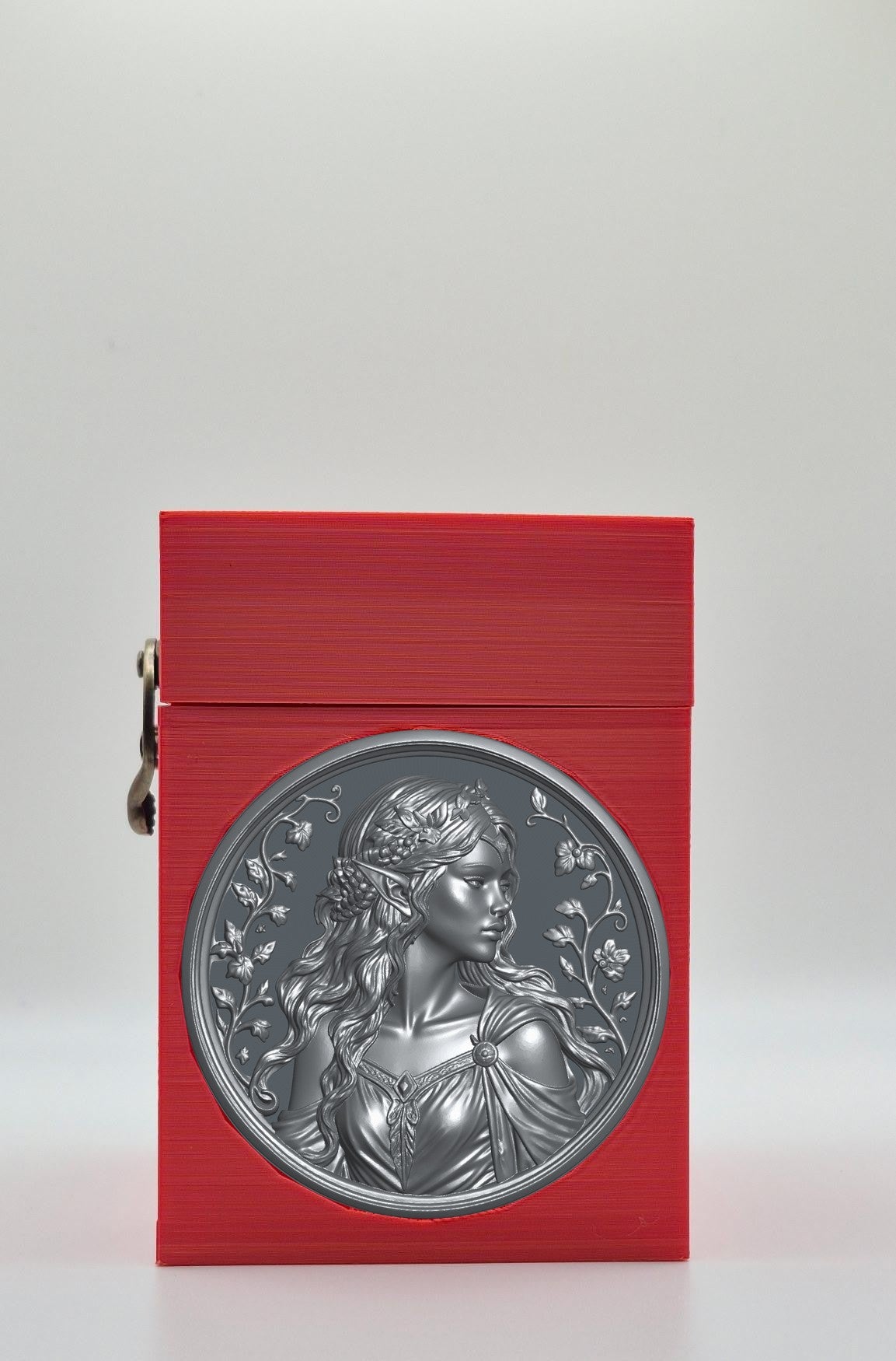 Elf Maiden Card Box — Red
