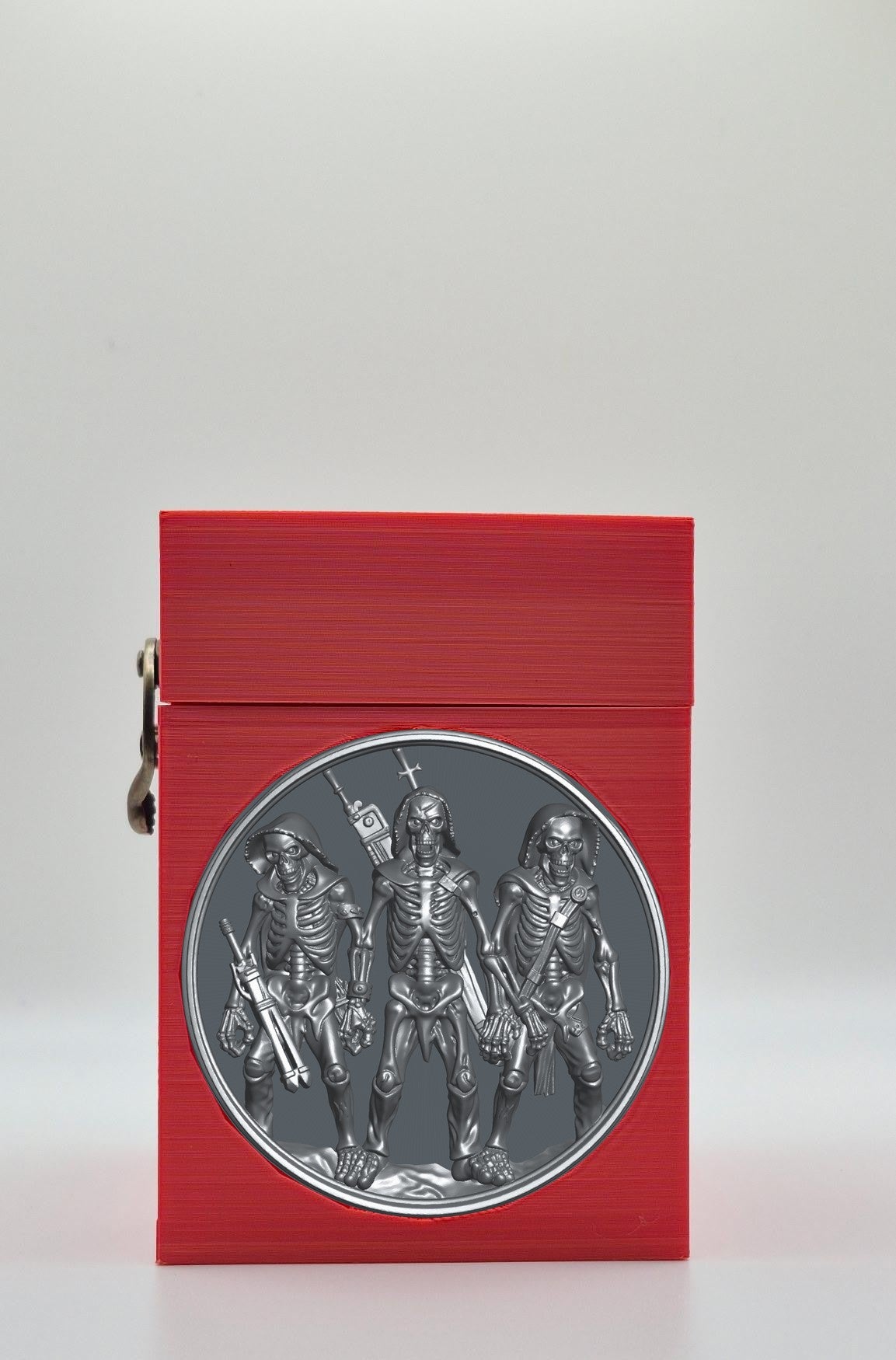 Skeleton Army Card Box — Red