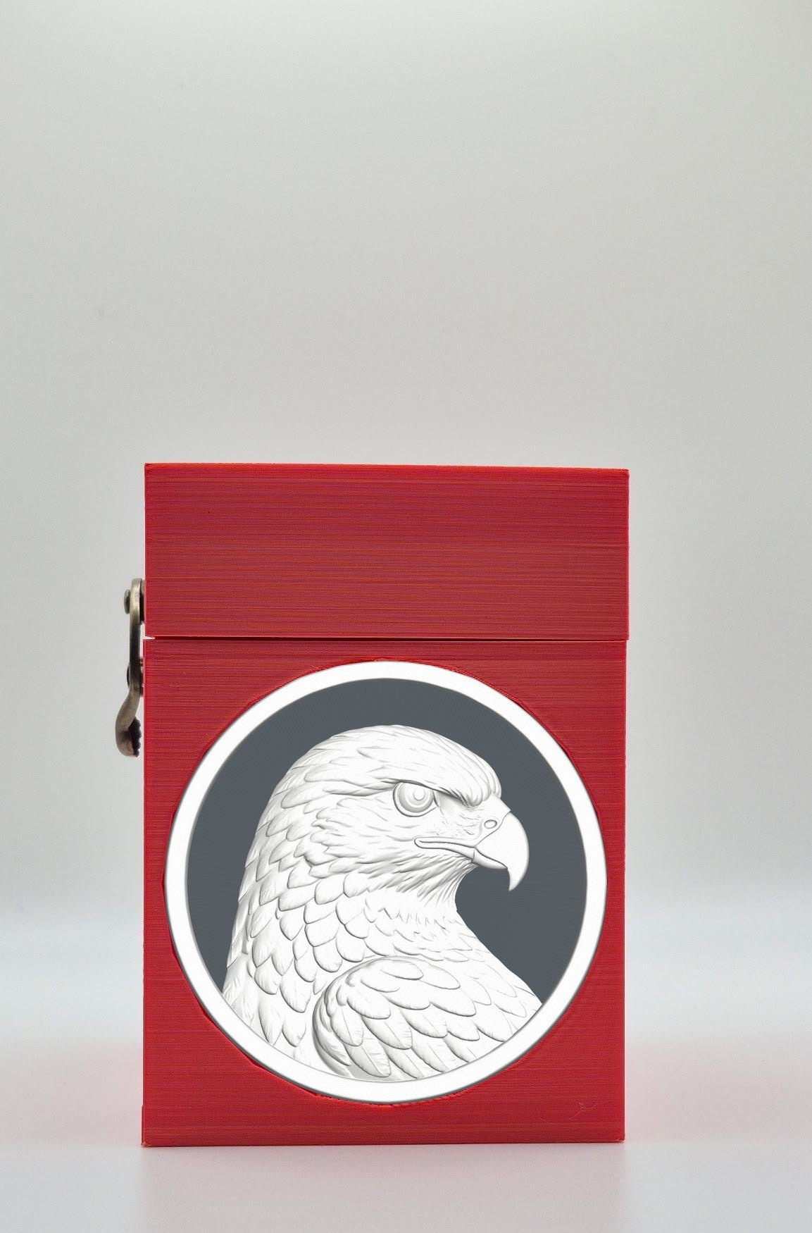 Eagle Card Box — Red