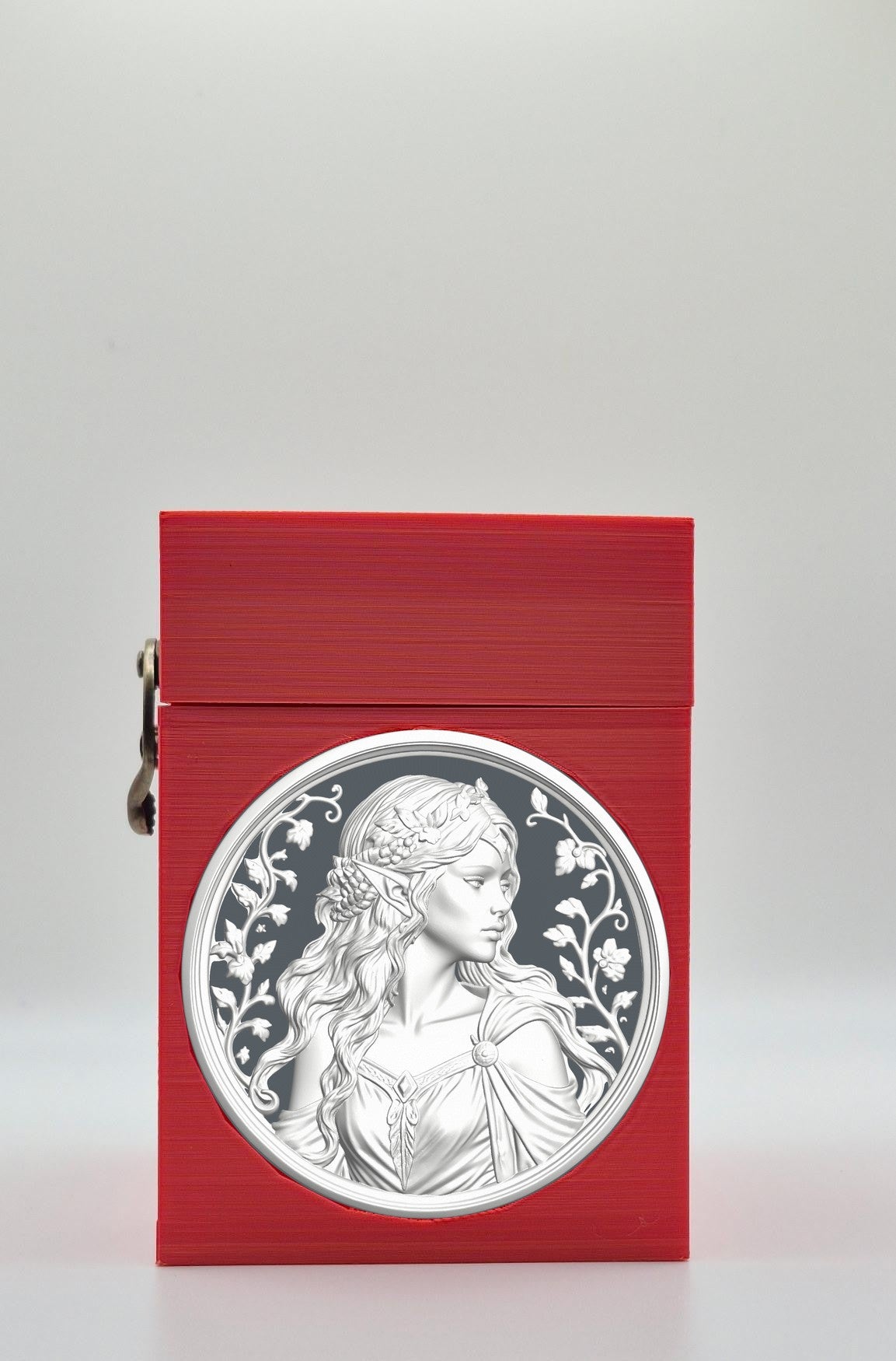 Elf Maiden Card Box — Red