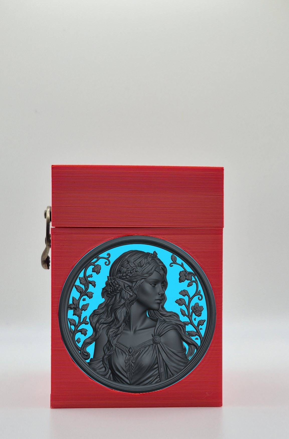 Elf Maiden Card Box — Red