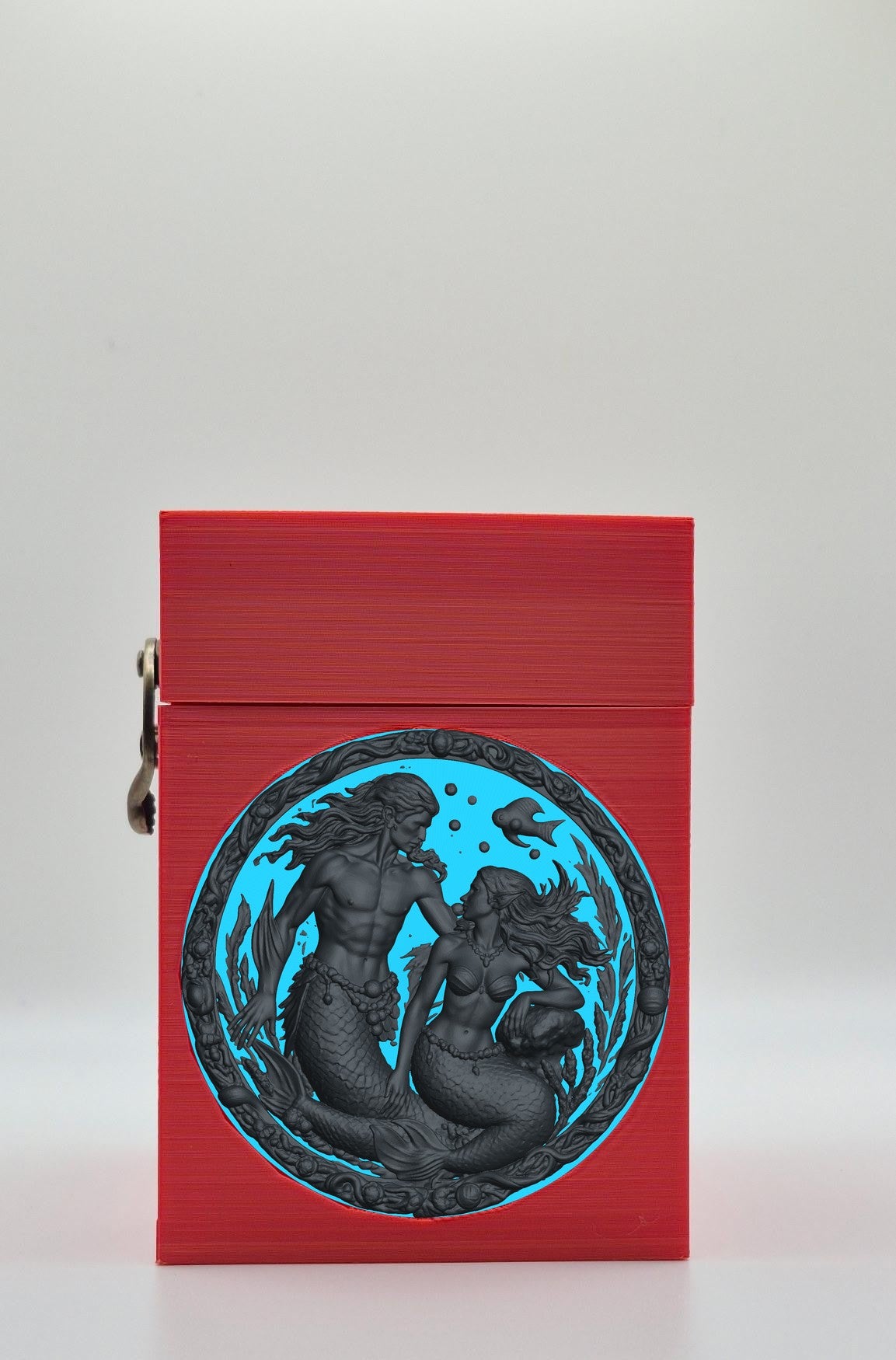 Merfolk Card Box — Red