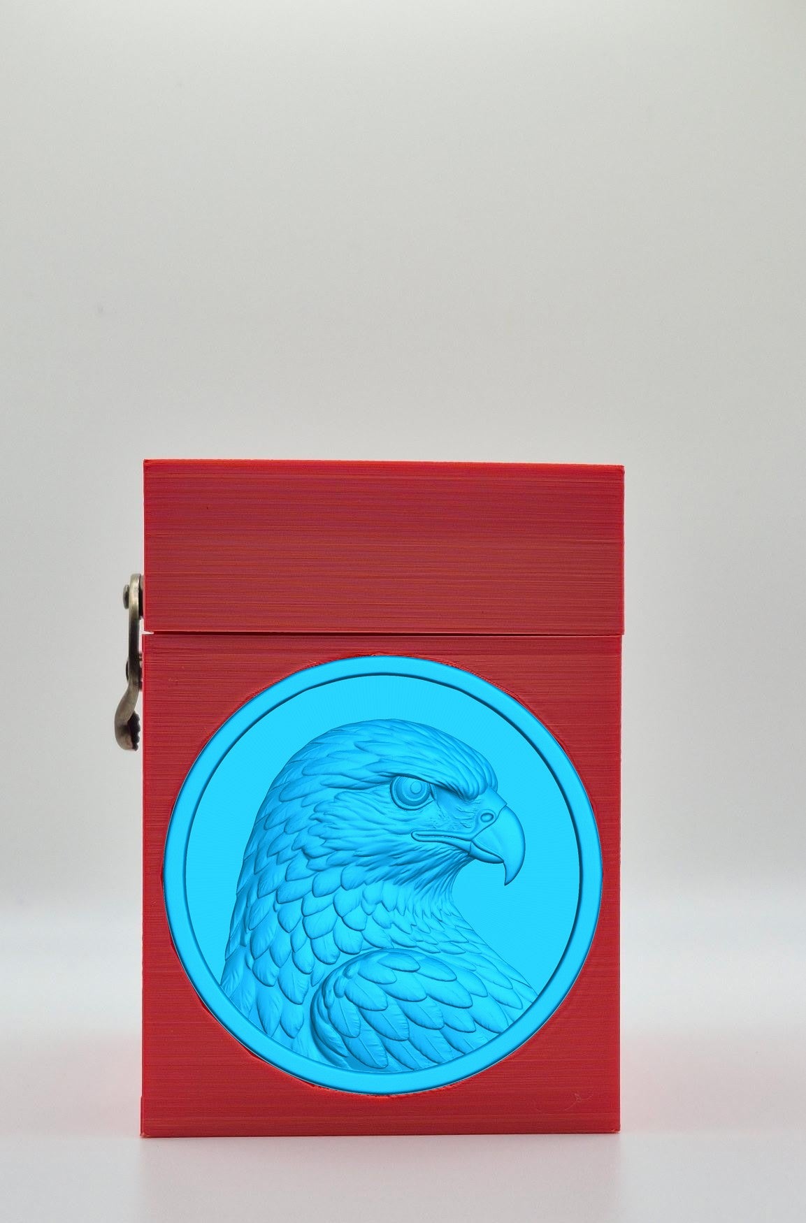 Eagle Card Box — Red