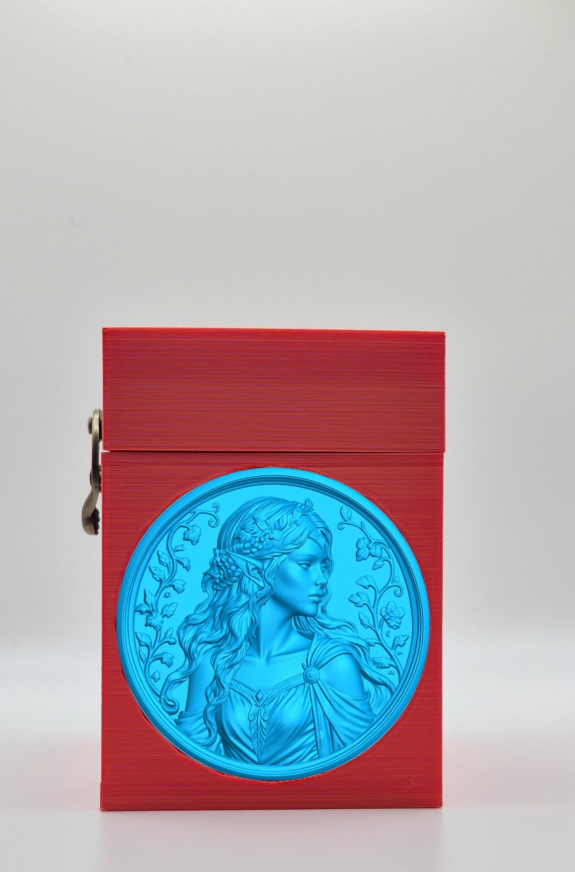 Elf Maiden Card Box — Red