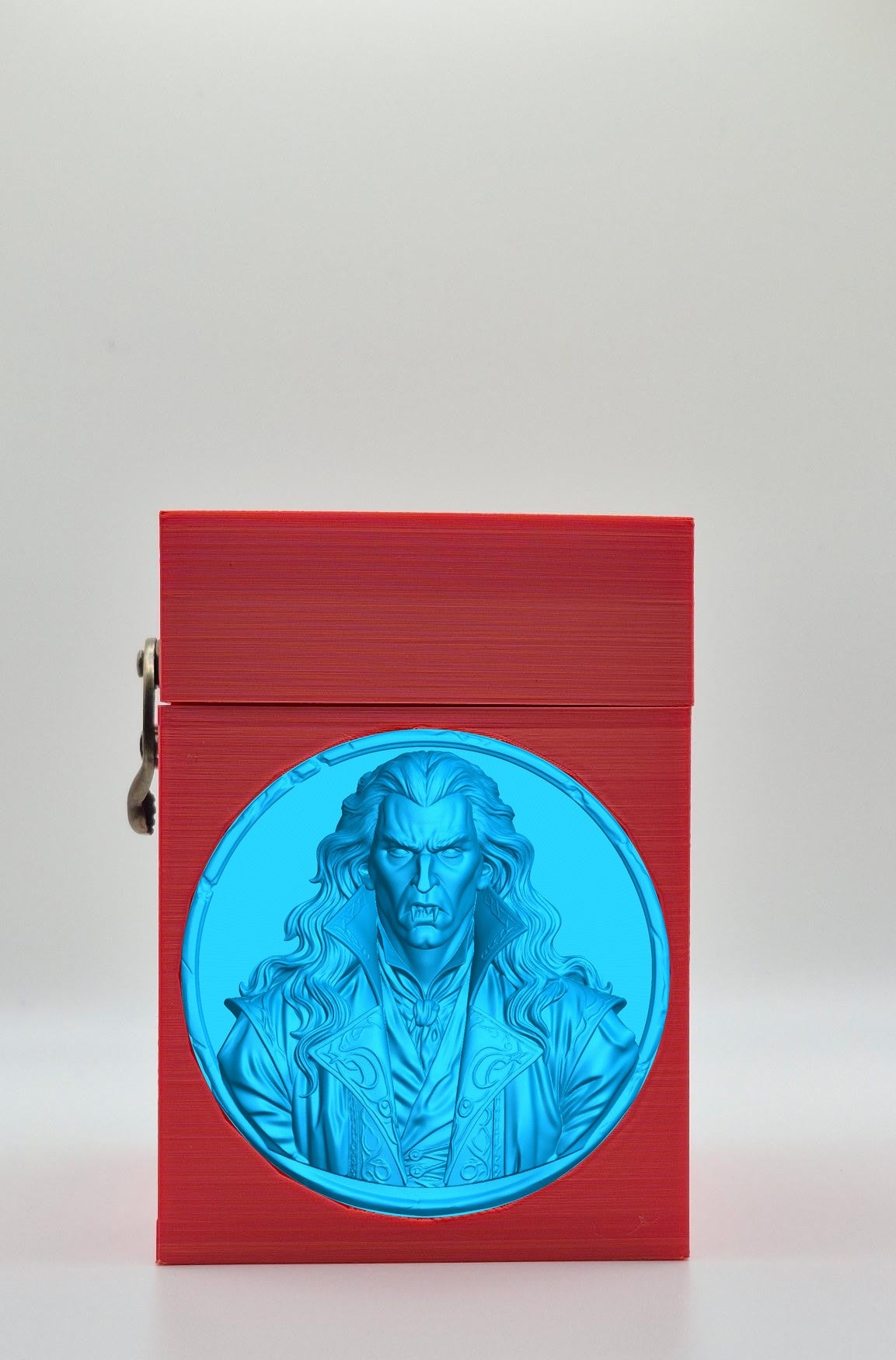 Gothic Vampire Card Box — Red