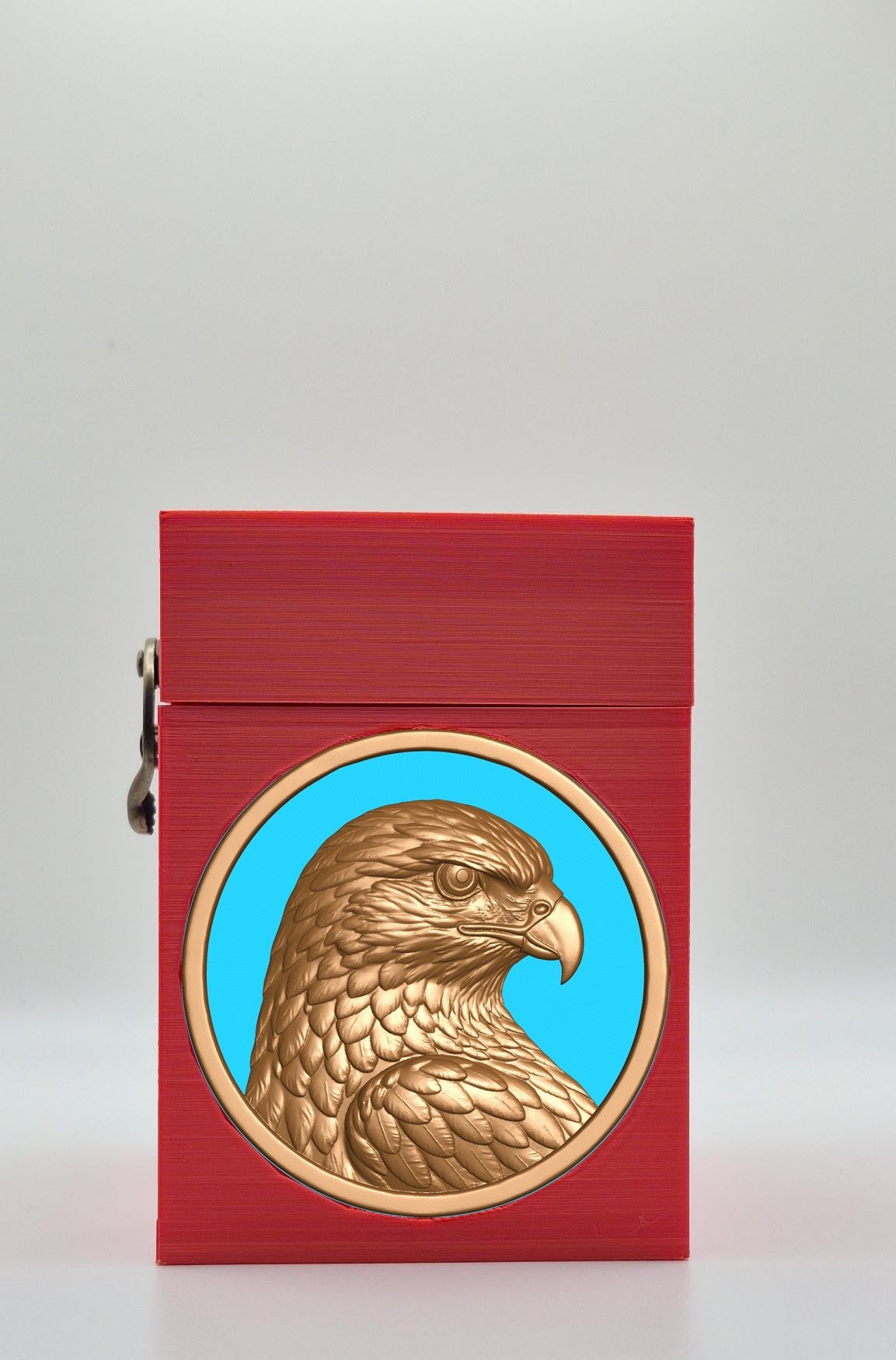 Eagle Card Box — Red