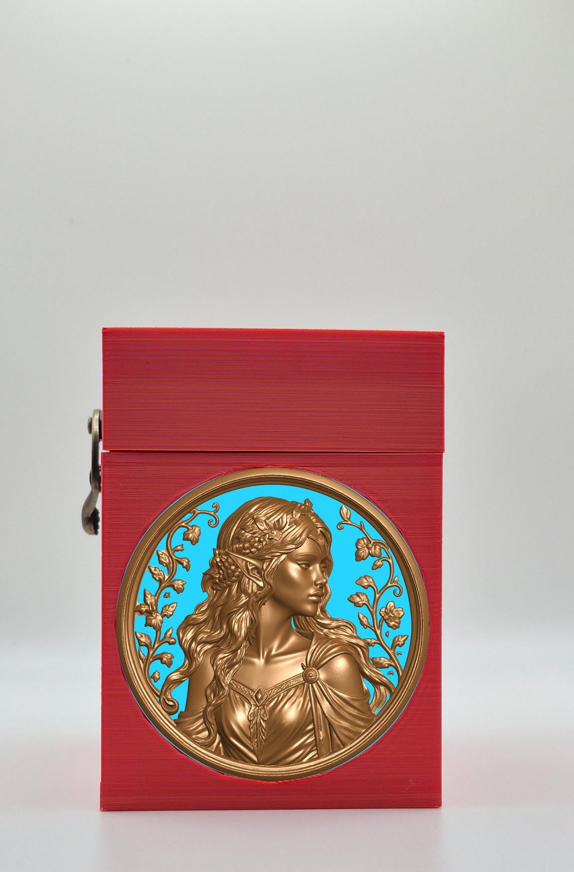 Elf Maiden Card Box — Red
