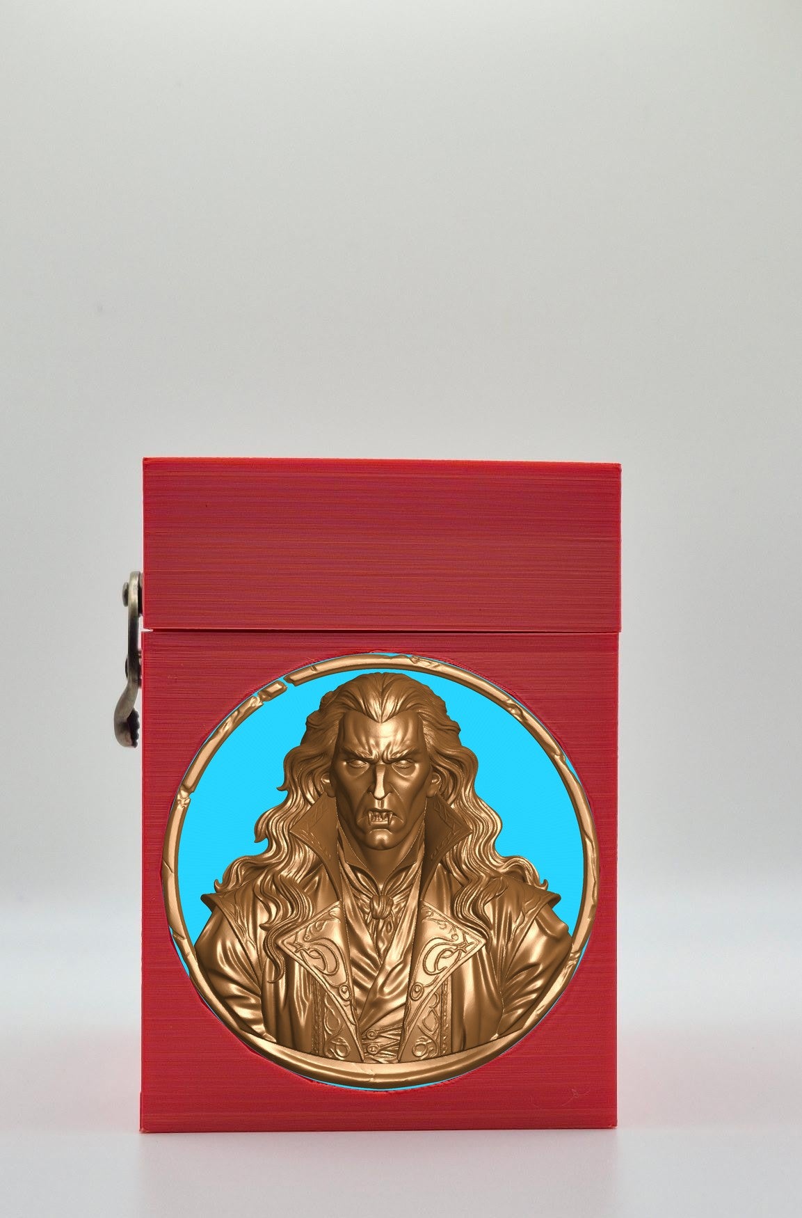Gothic Vampire Card Box — Red