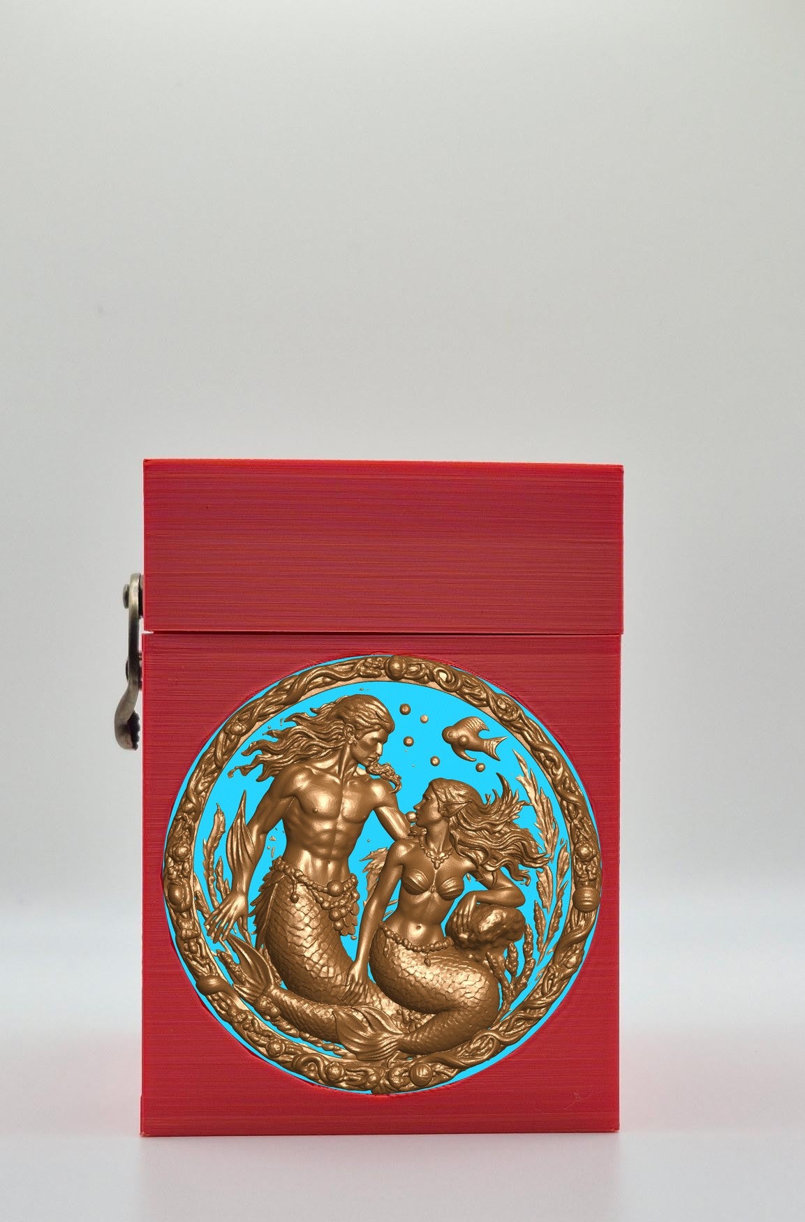 Merfolk Card Box — Red