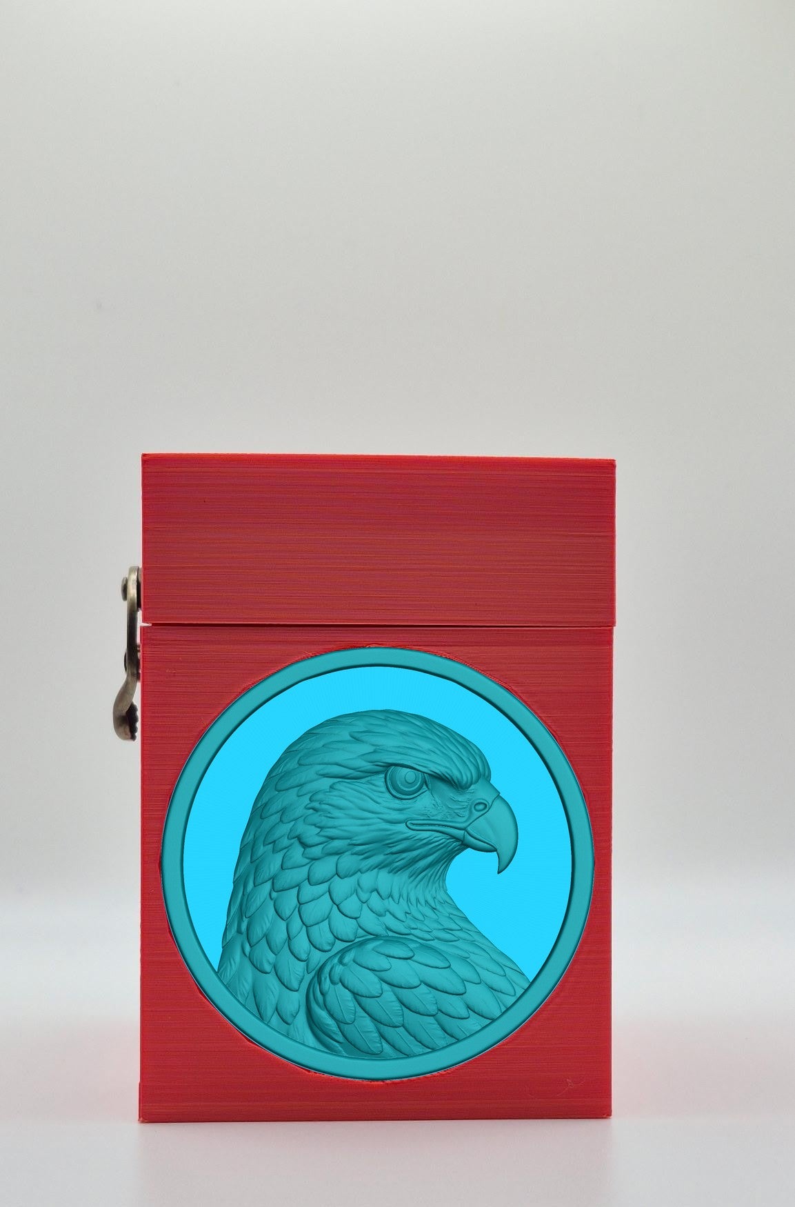 Eagle Card Box — Red