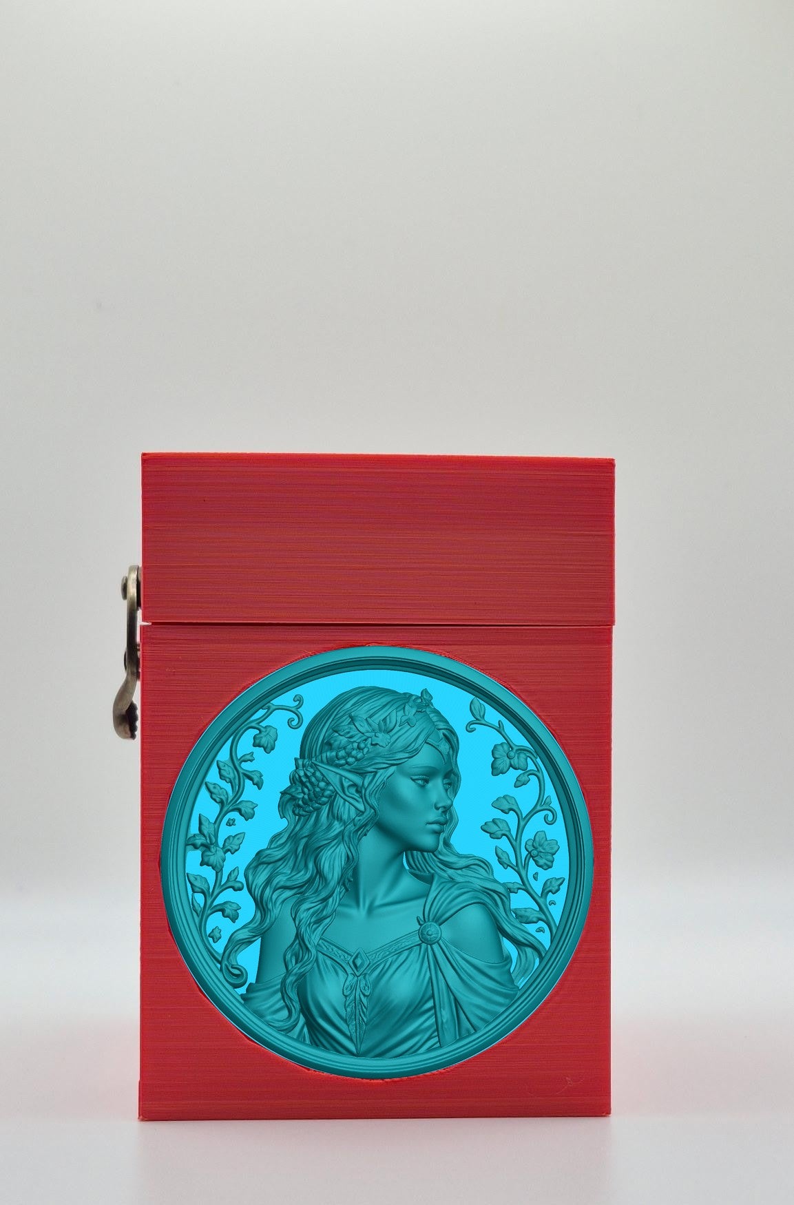Elf Maiden Card Box — Red