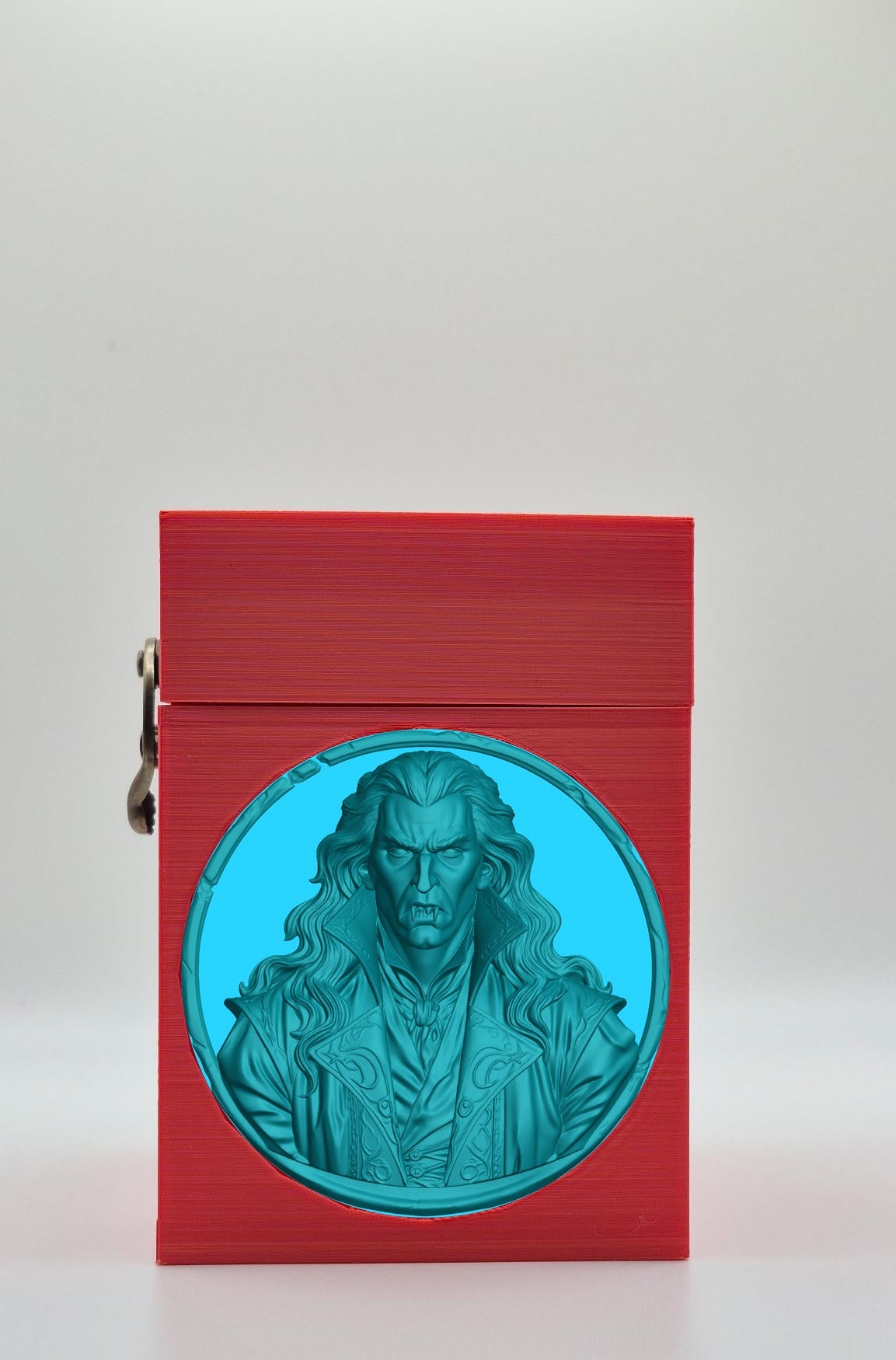 Gothic Vampire Card Box — Red