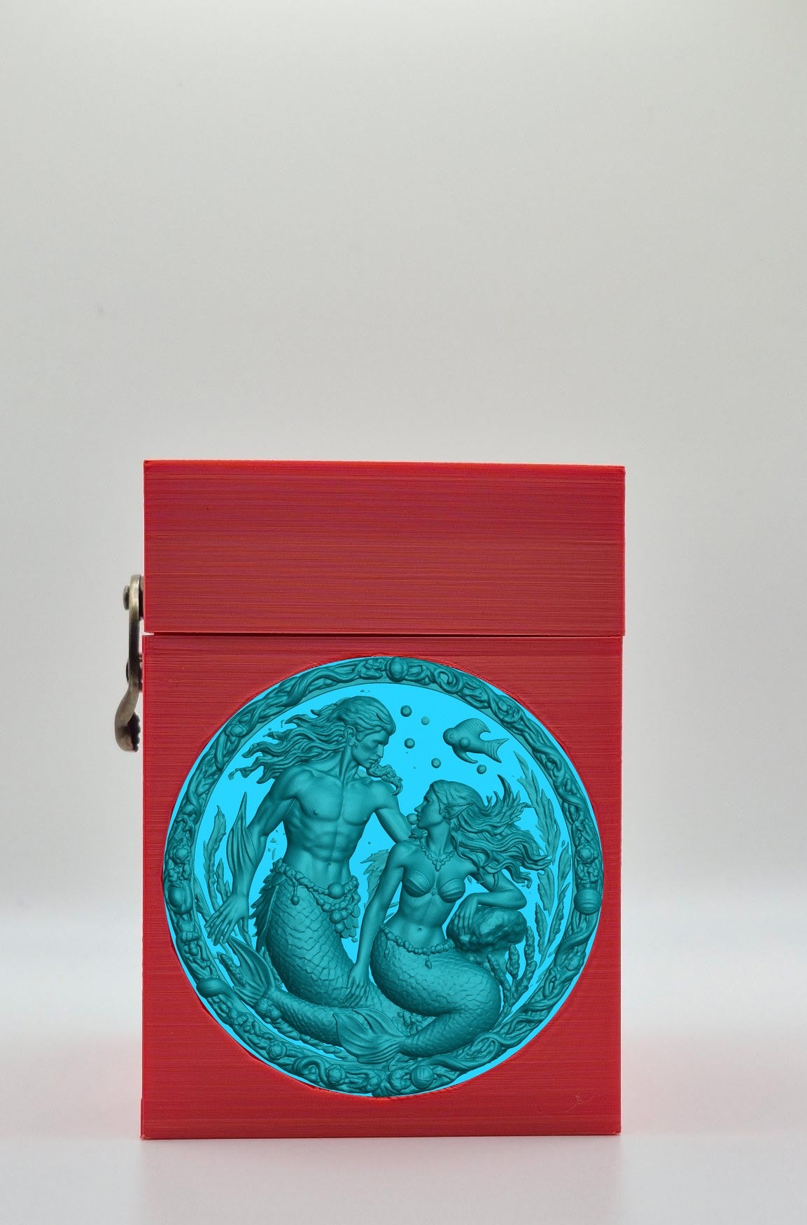 Merfolk Card Box — Red