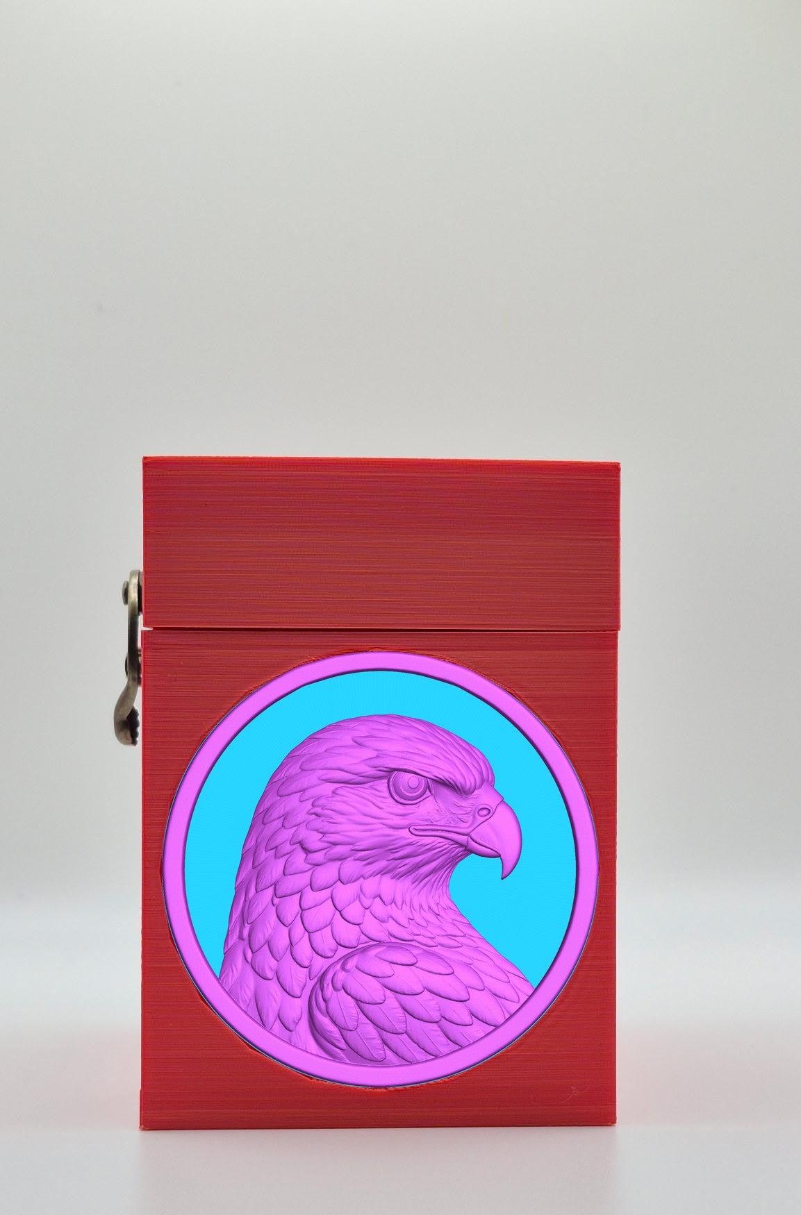 Eagle Card Box — Red