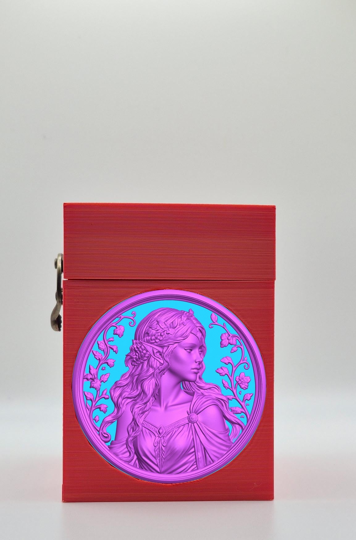 Elf Maiden Card Box — Red