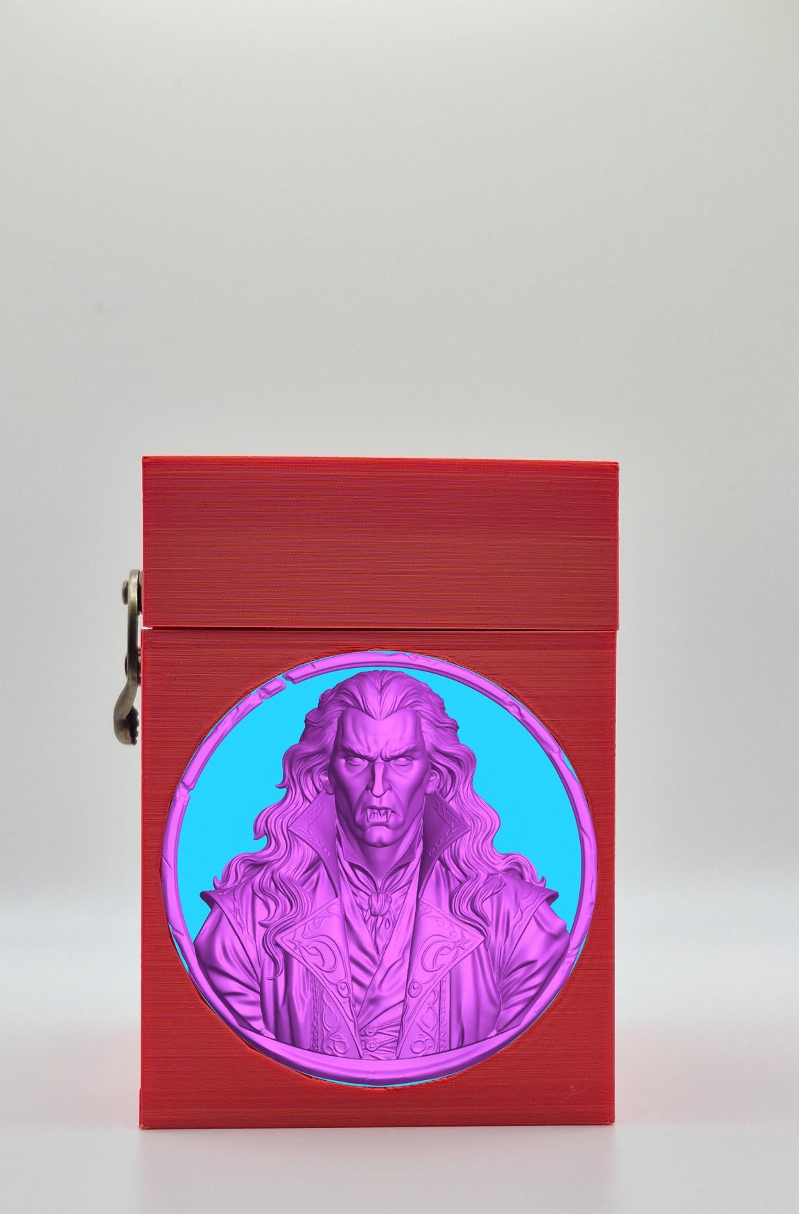 Gothic Vampire Card Box — Red