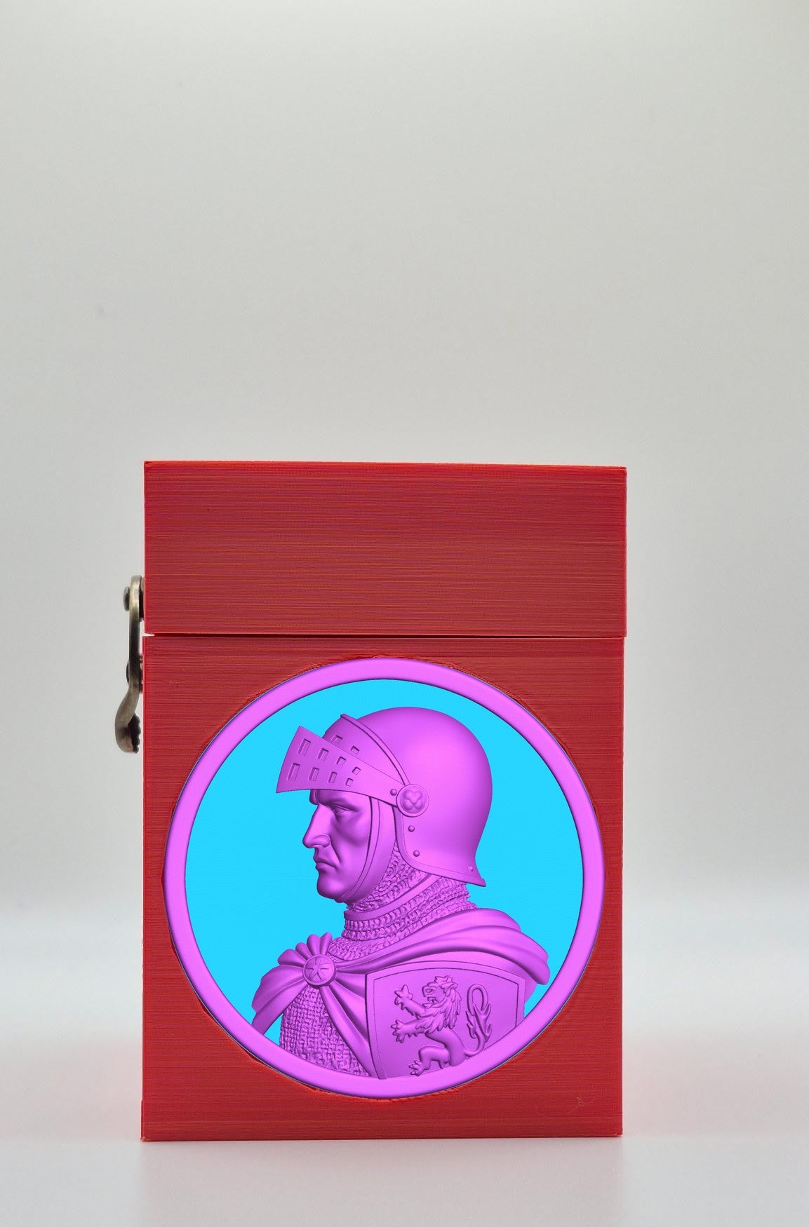 Knight Card Box — Red