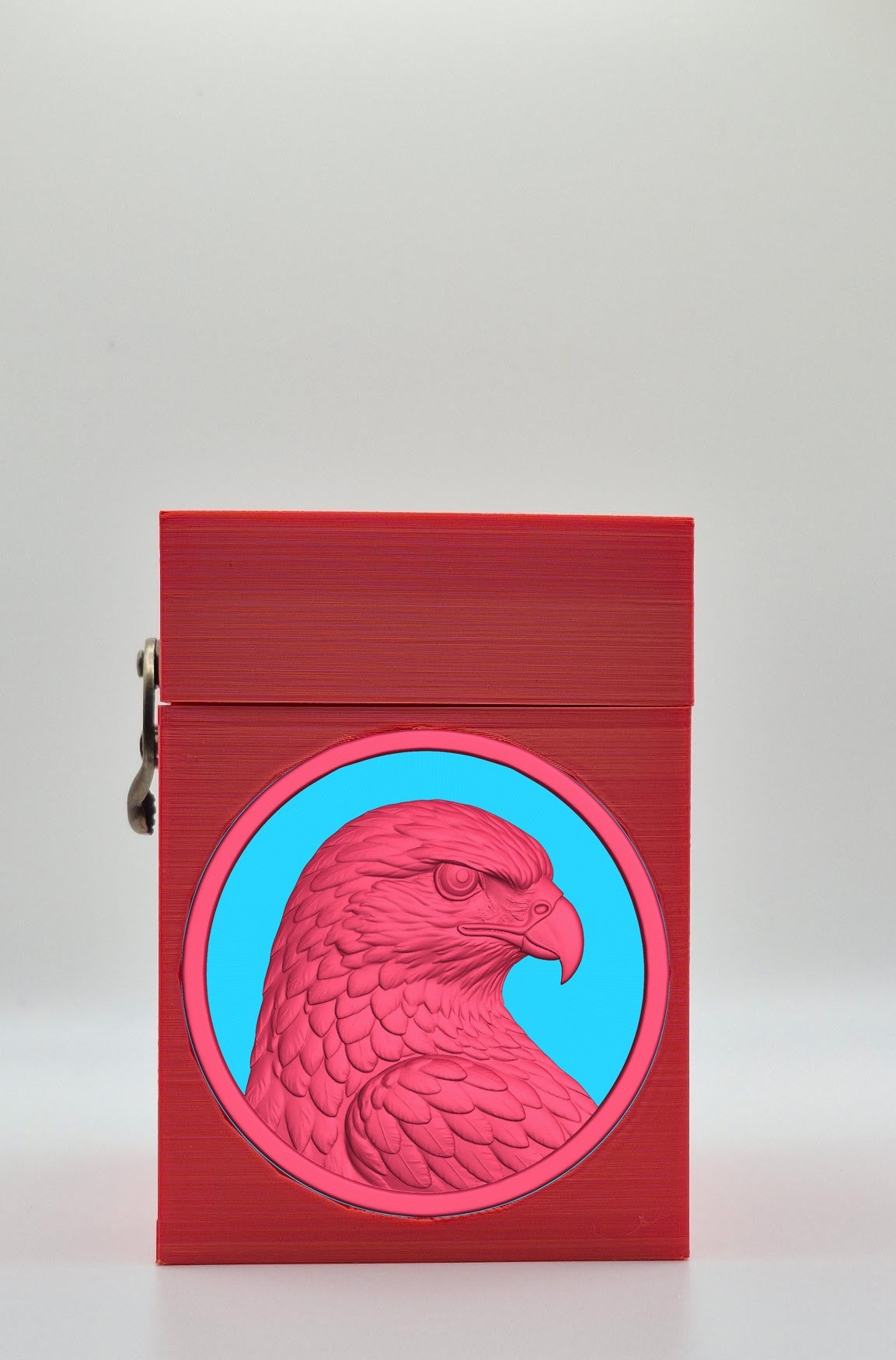 Eagle Card Box — Red