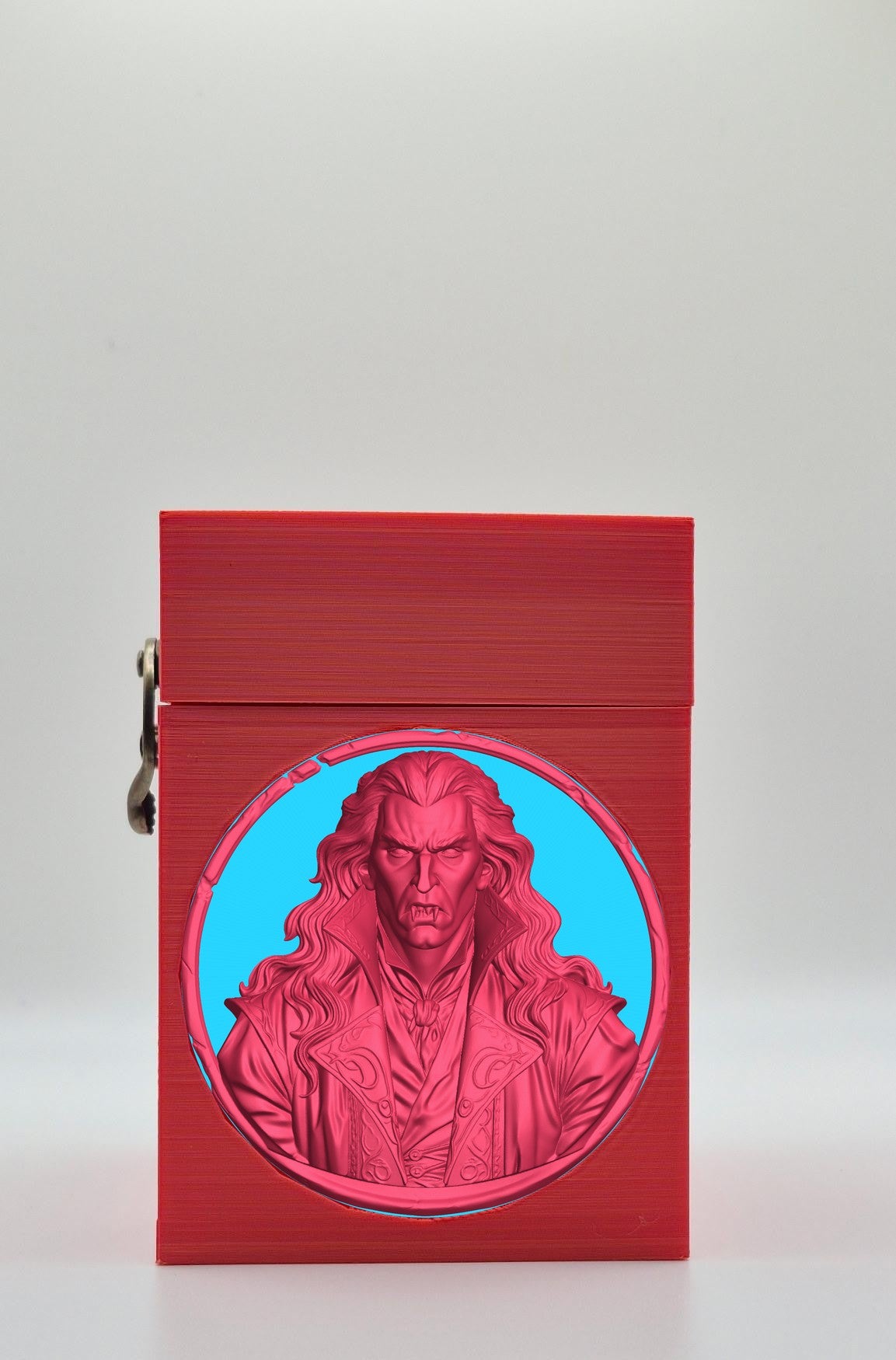 Gothic Vampire Card Box — Red