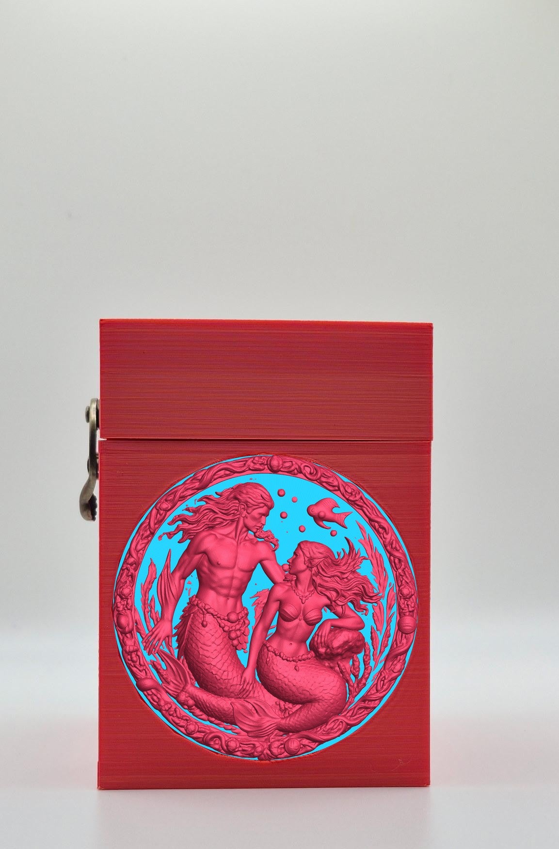 Merfolk Card Box — Red
