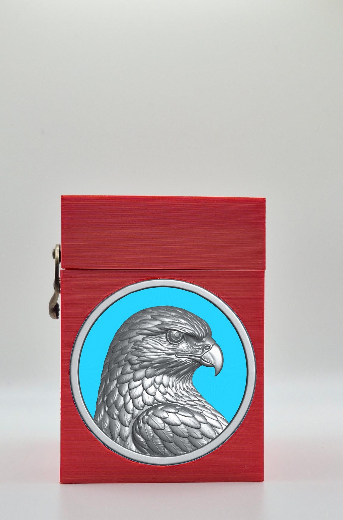 Eagle Card Box — Red