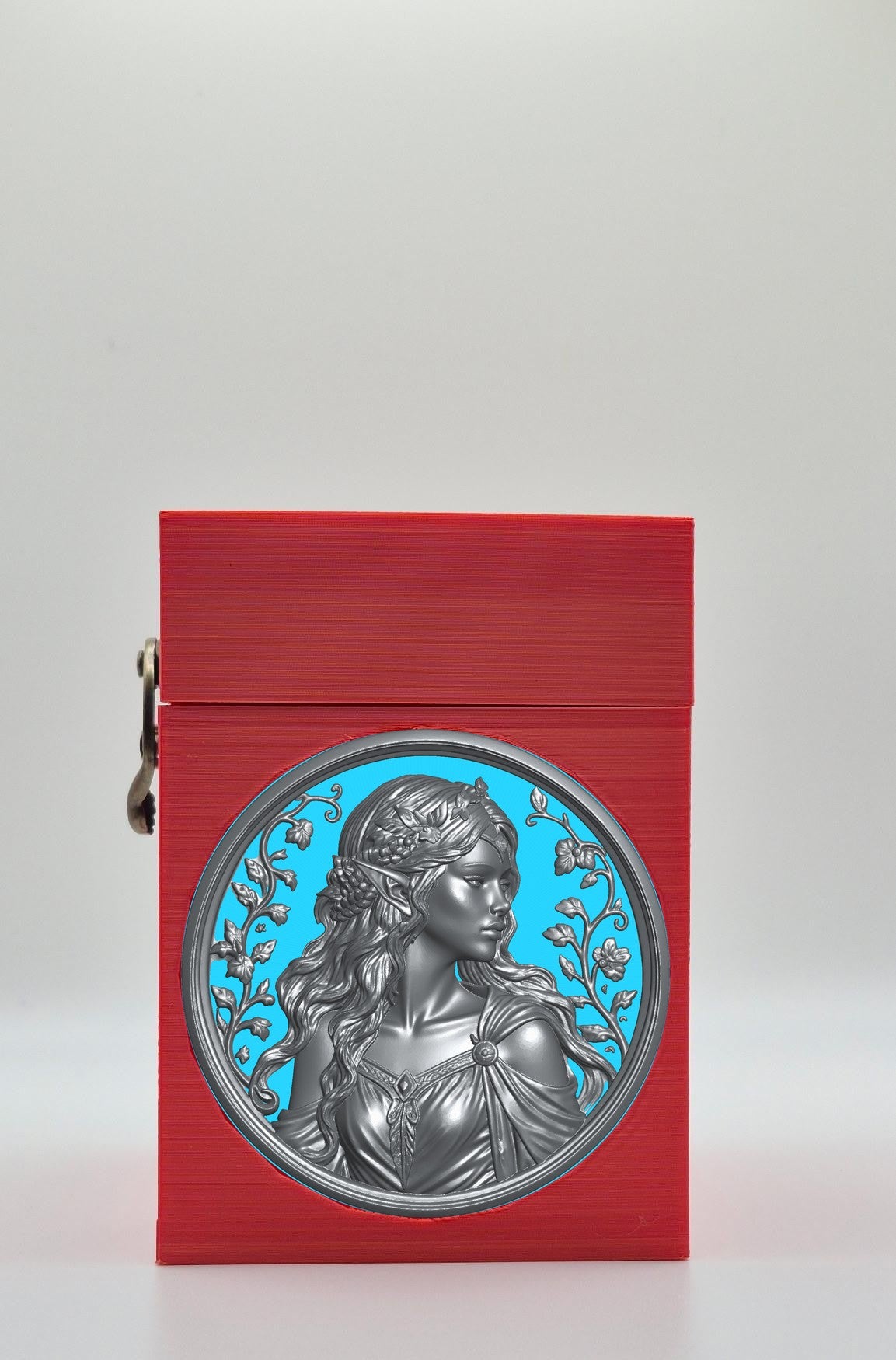 Elf Maiden Card Box — Red