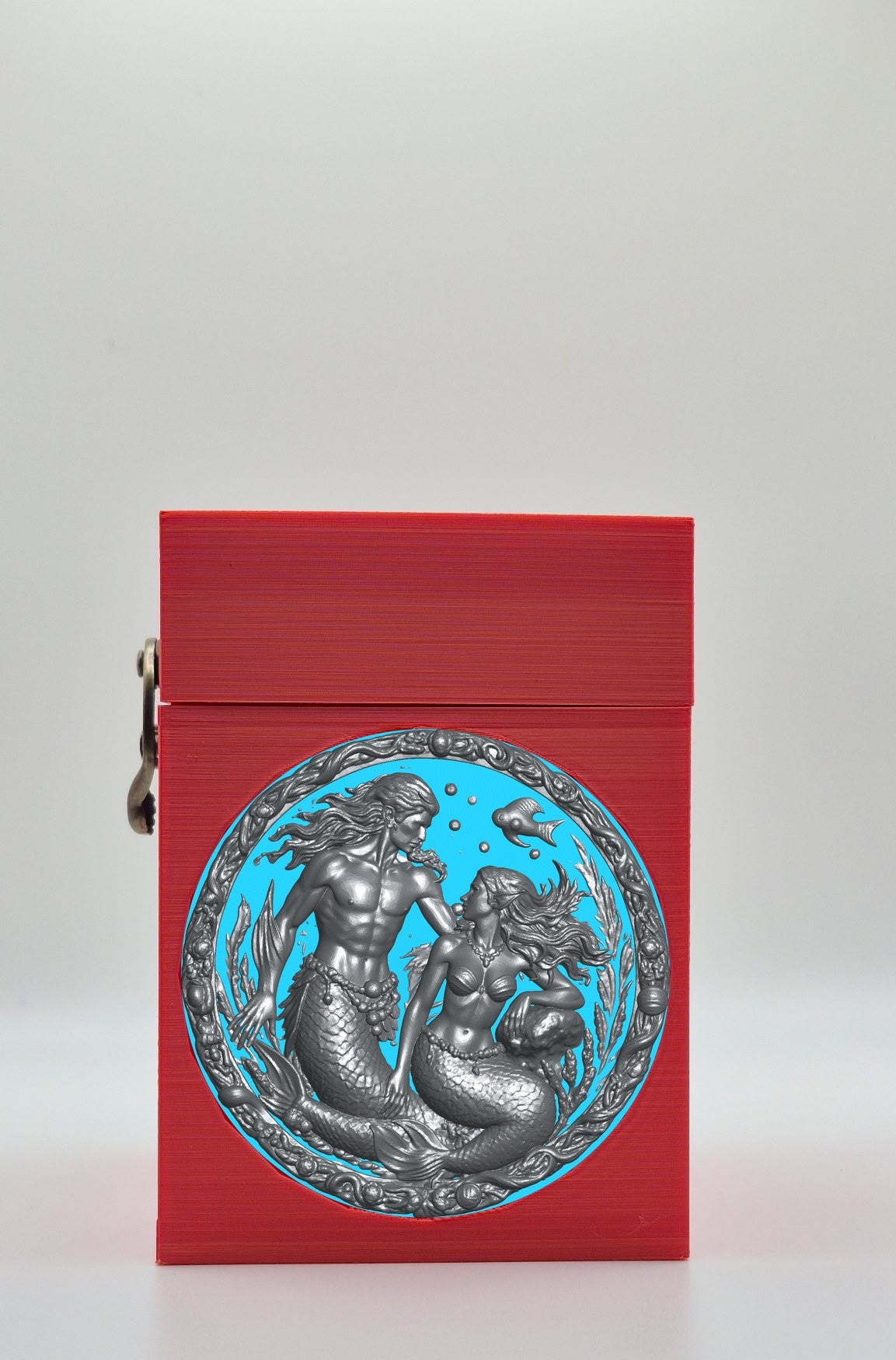 Merfolk Card Box — Red