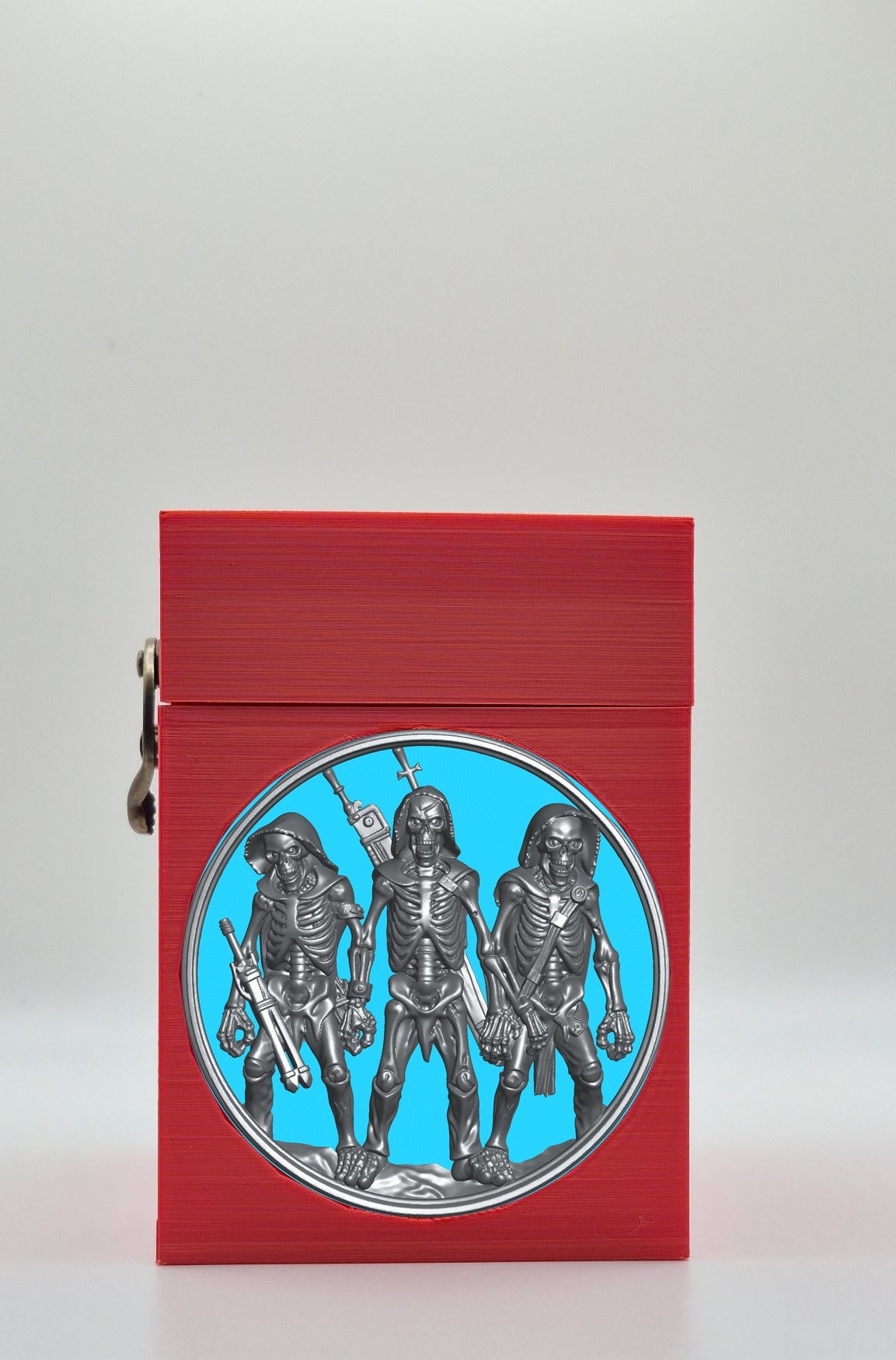 Skeleton Army Card Box — Red