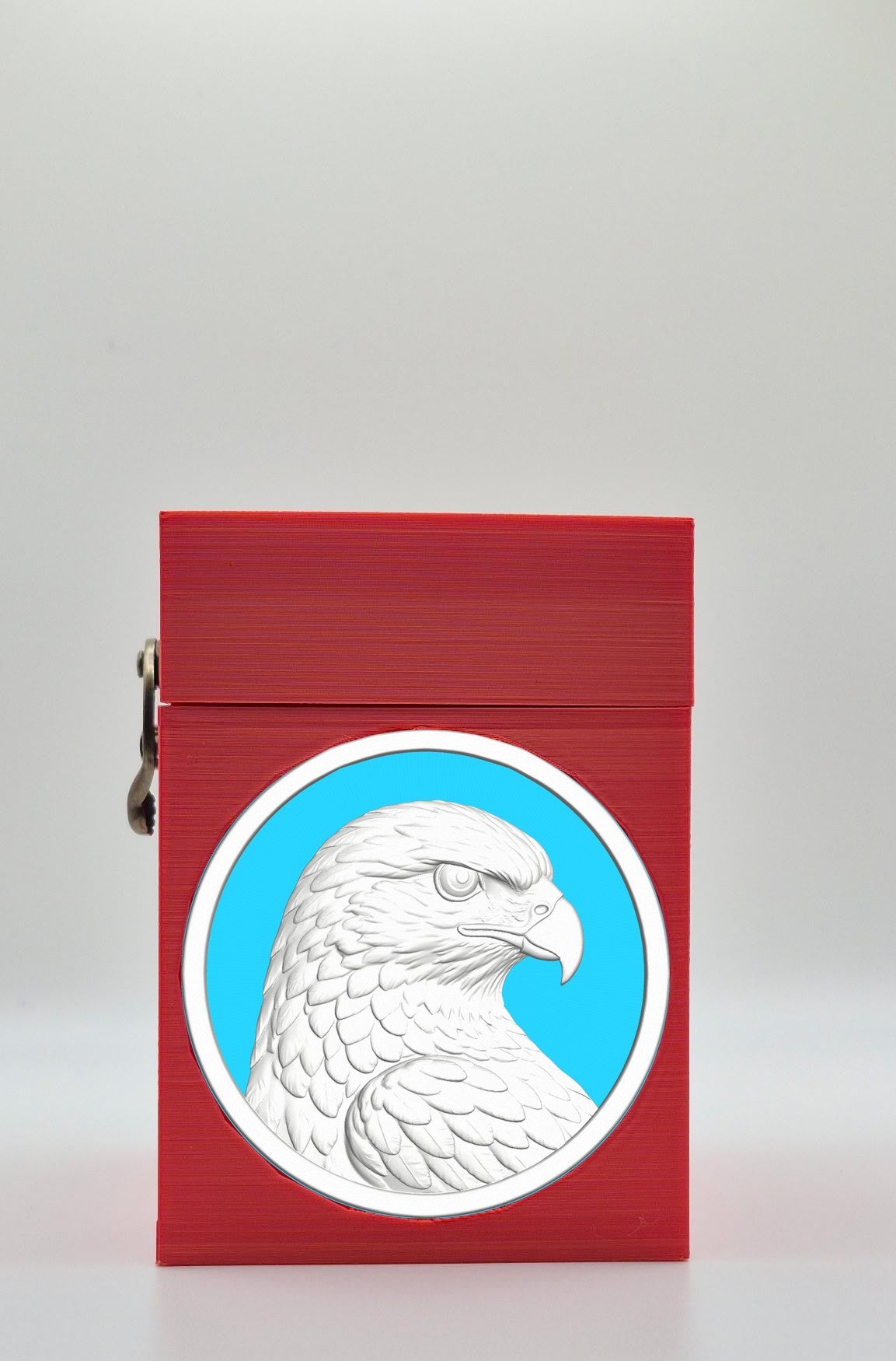 Eagle Card Box — Red