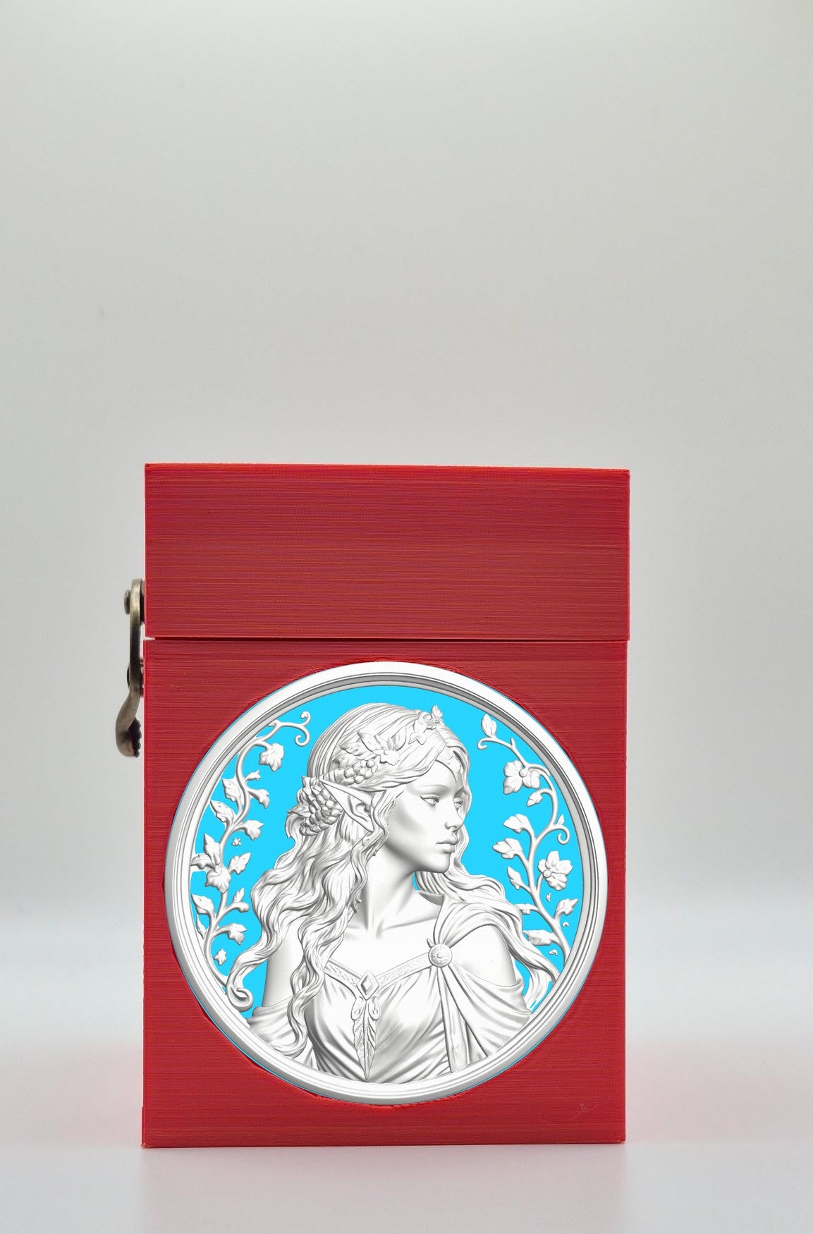 Elf Maiden Card Box — Red