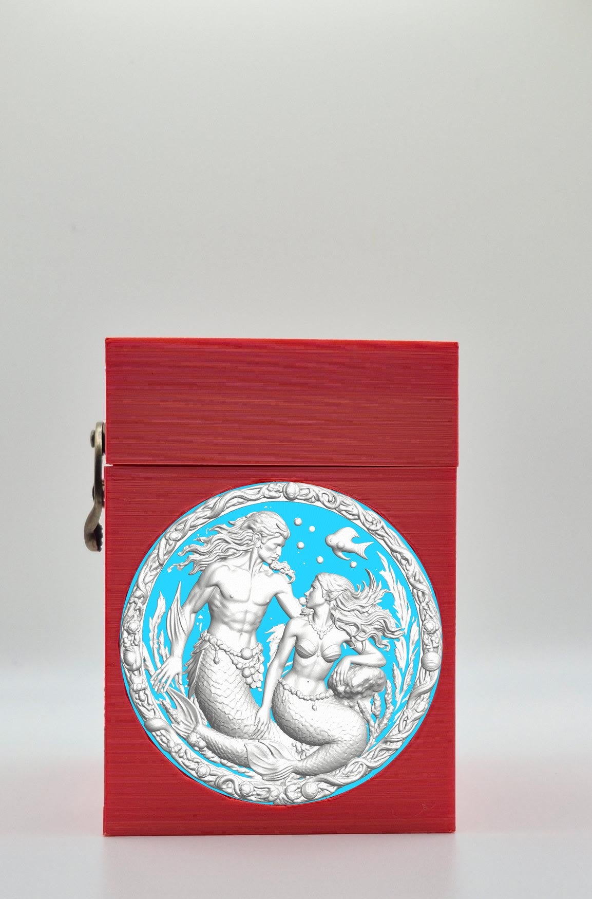 Merfolk Card Box — Red