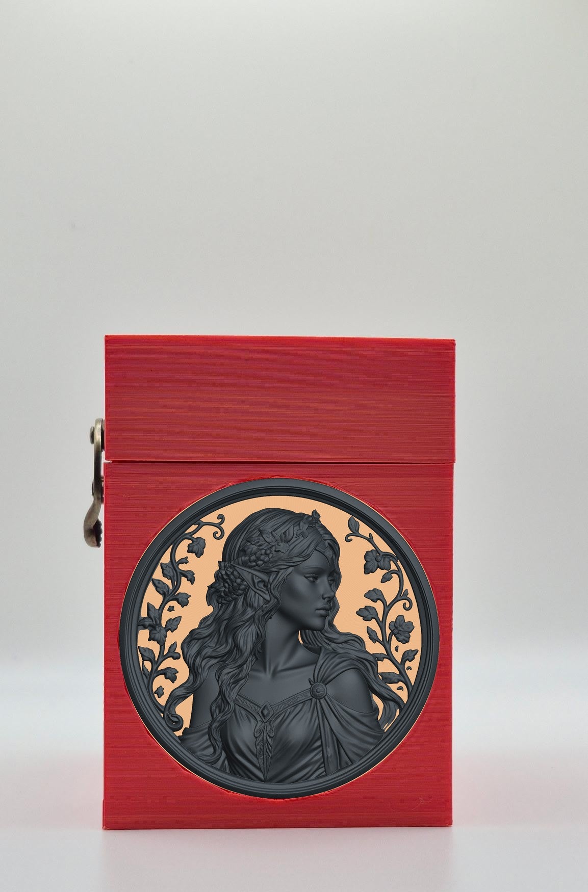 Elf Maiden Card Box — Red