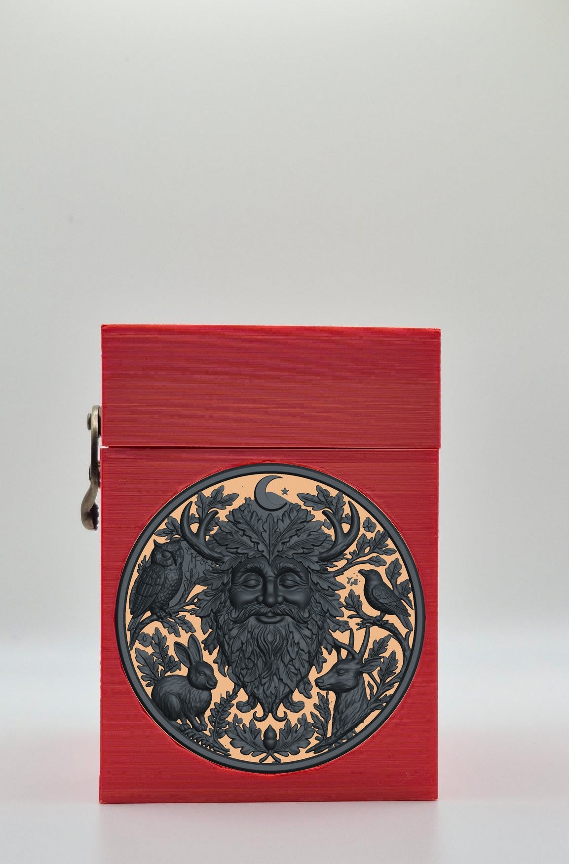Tree Spirit Card Box — Red