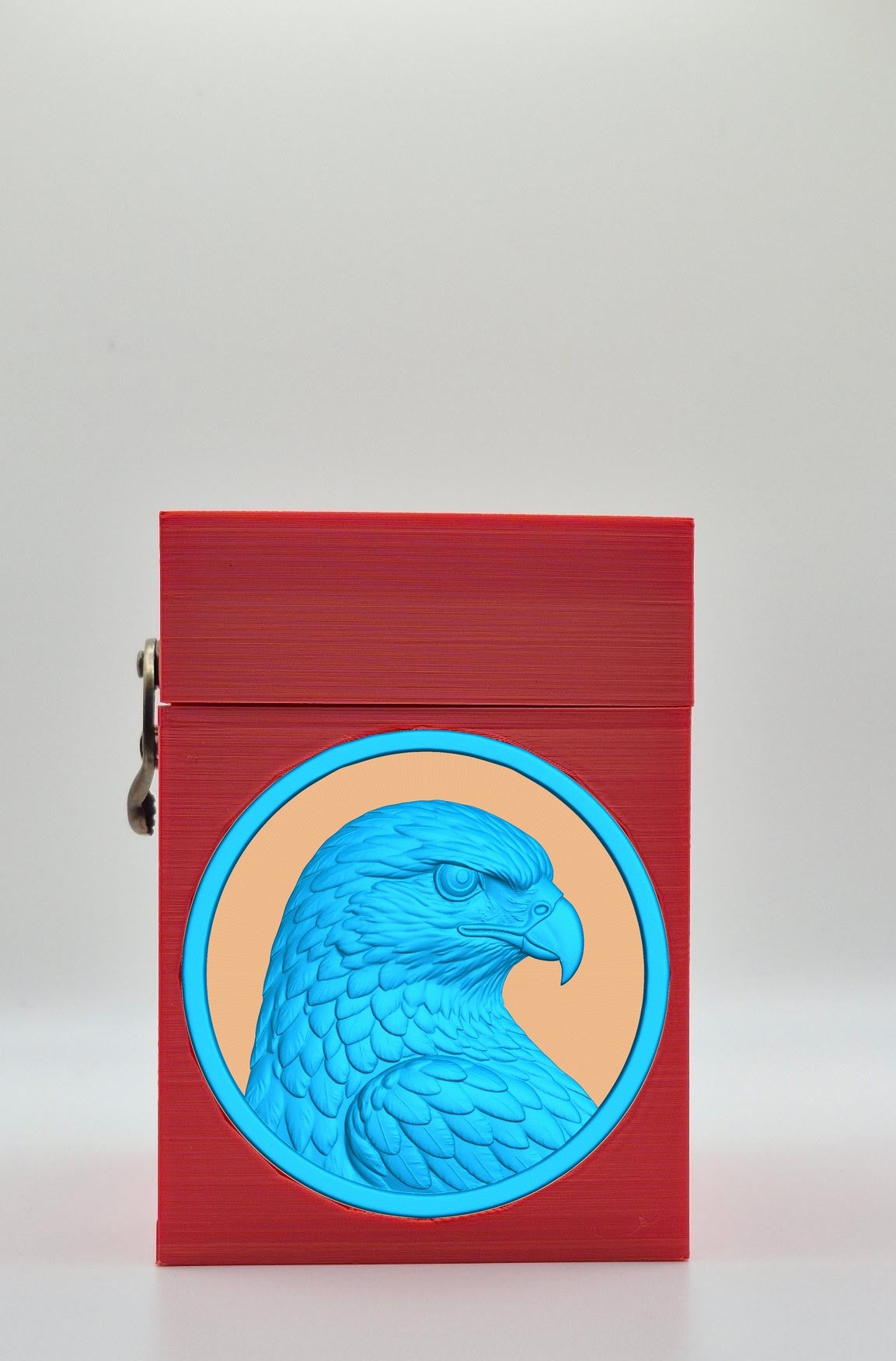 Eagle Card Box — Red