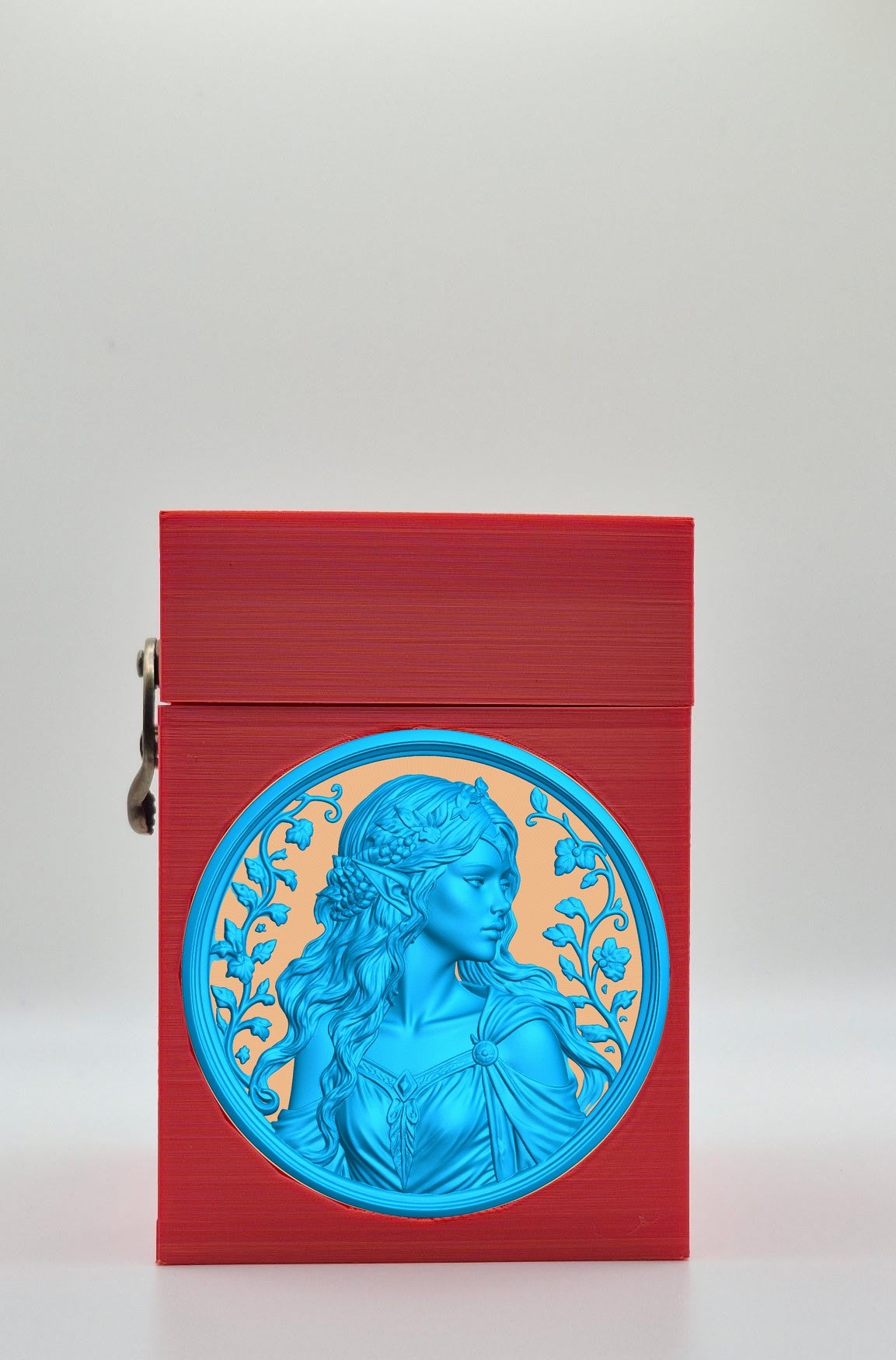 Elf Maiden Card Box — Red