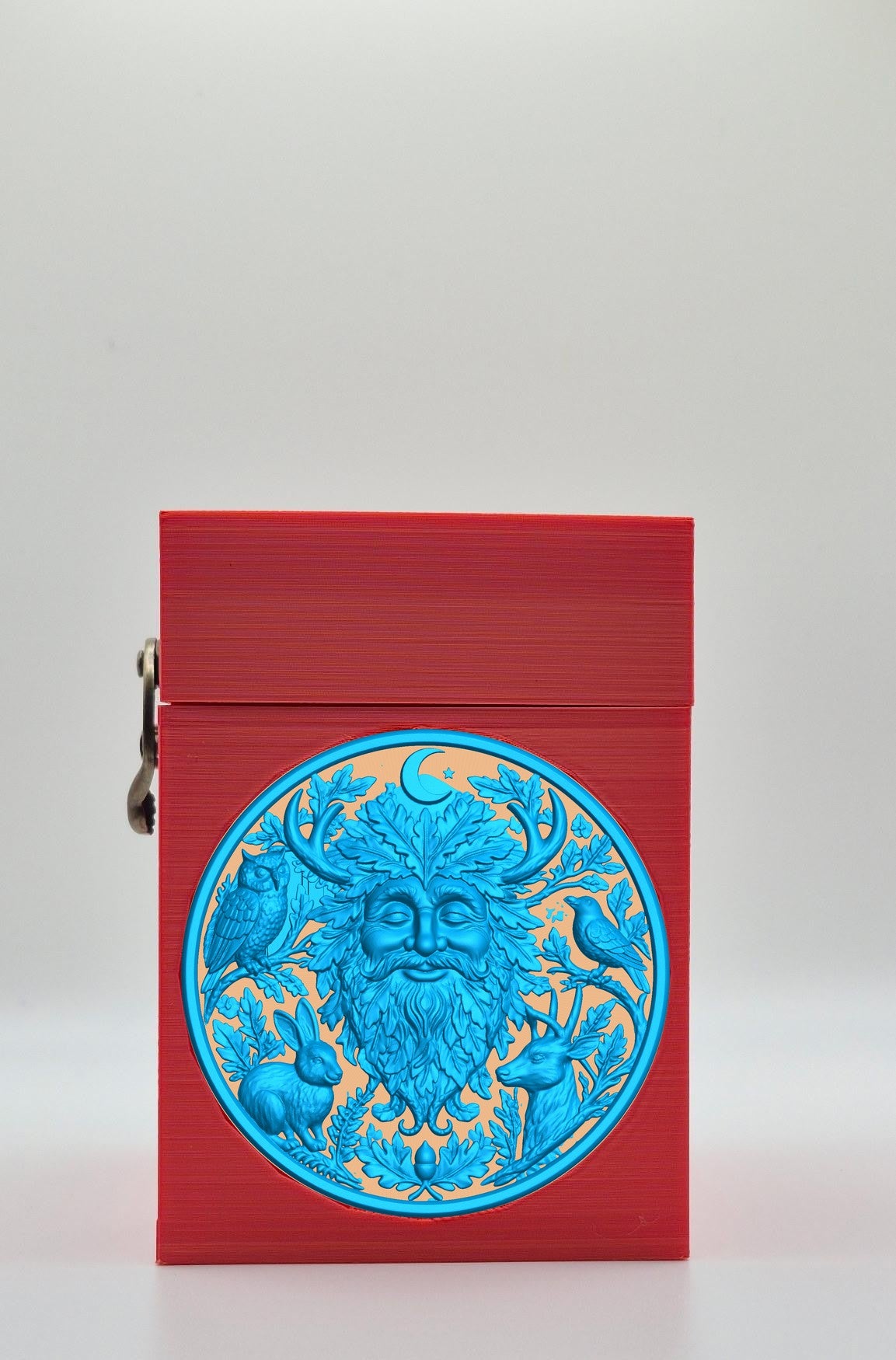 Tree Spirit Card Box — Red