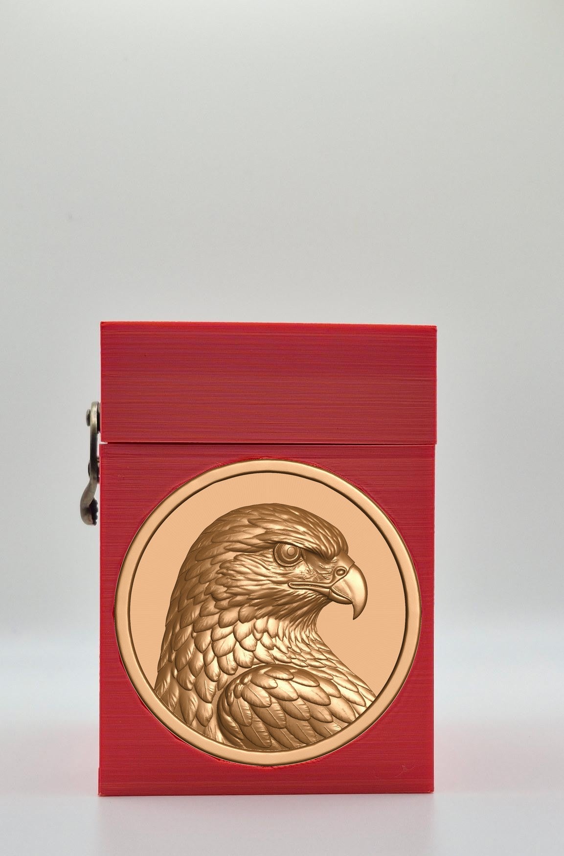 Eagle Card Box — Red