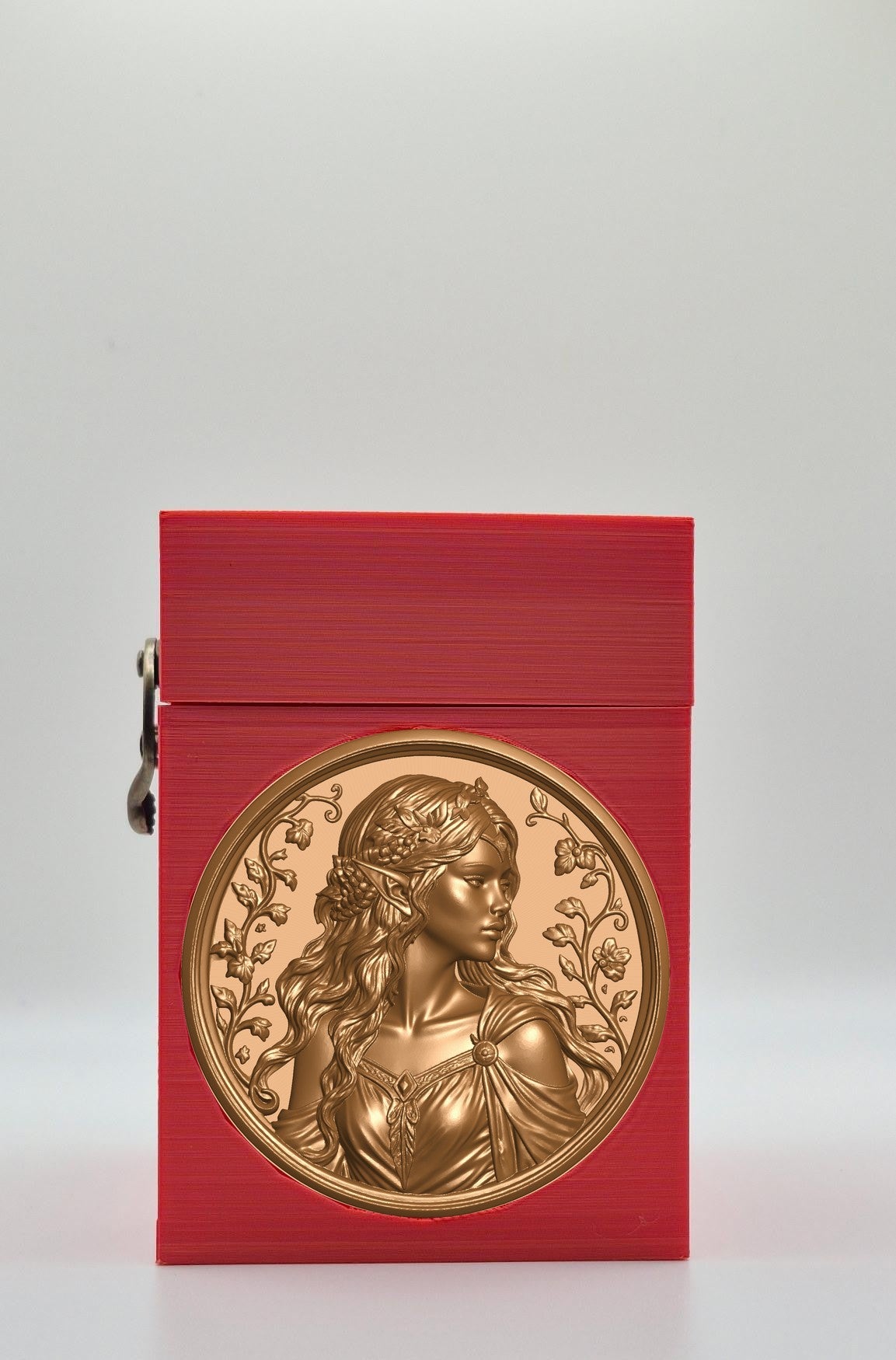 Elf Maiden Card Box — Red
